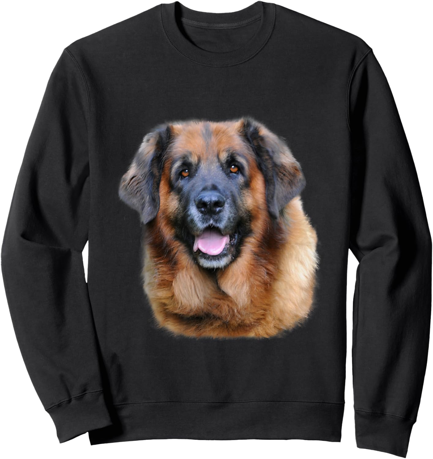 Leonberger Dog Design Sweatshirt - Sweatshirt | Black