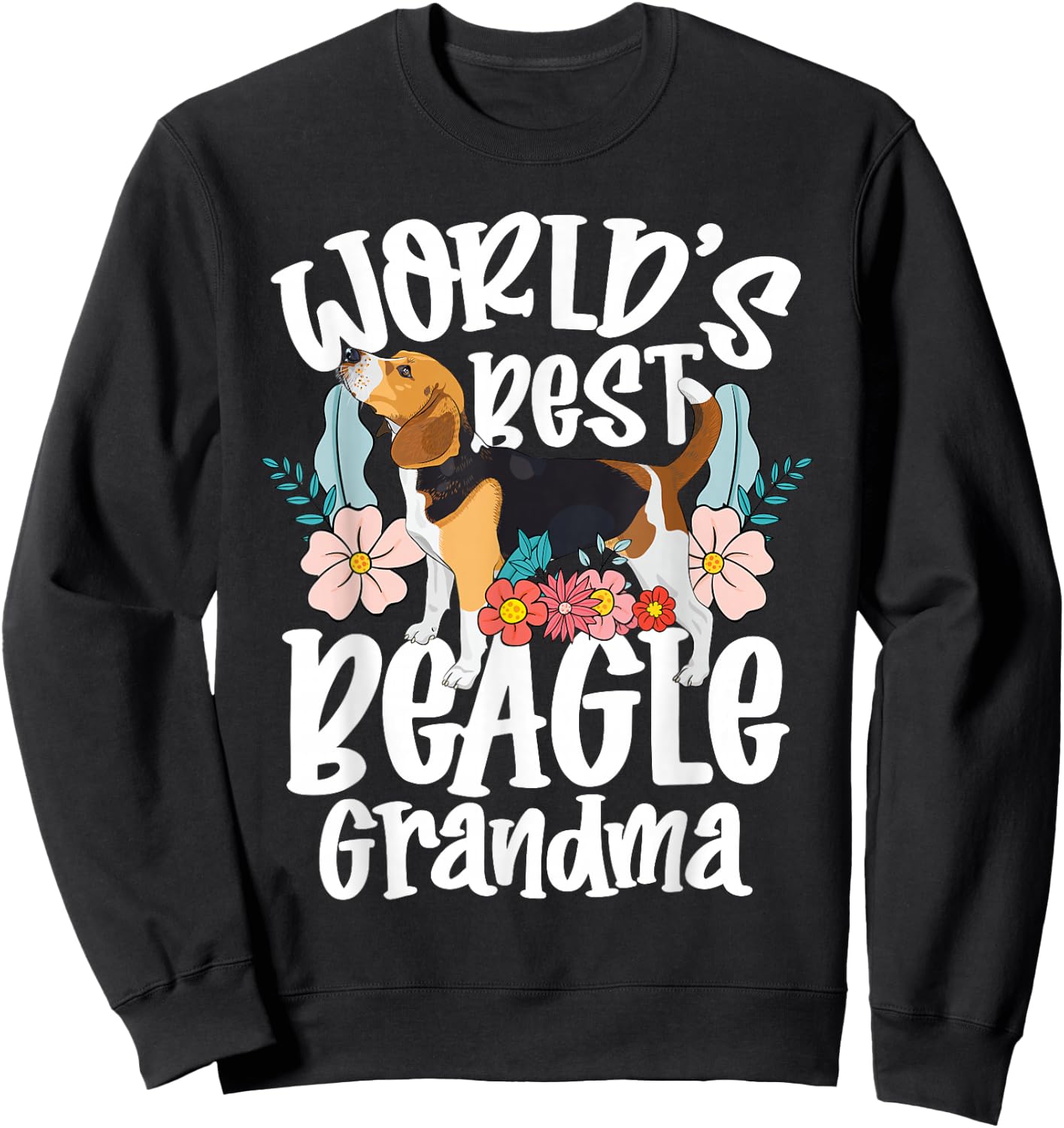 World's best beagle grandma Sweatshirt - Sweatshirt | Black