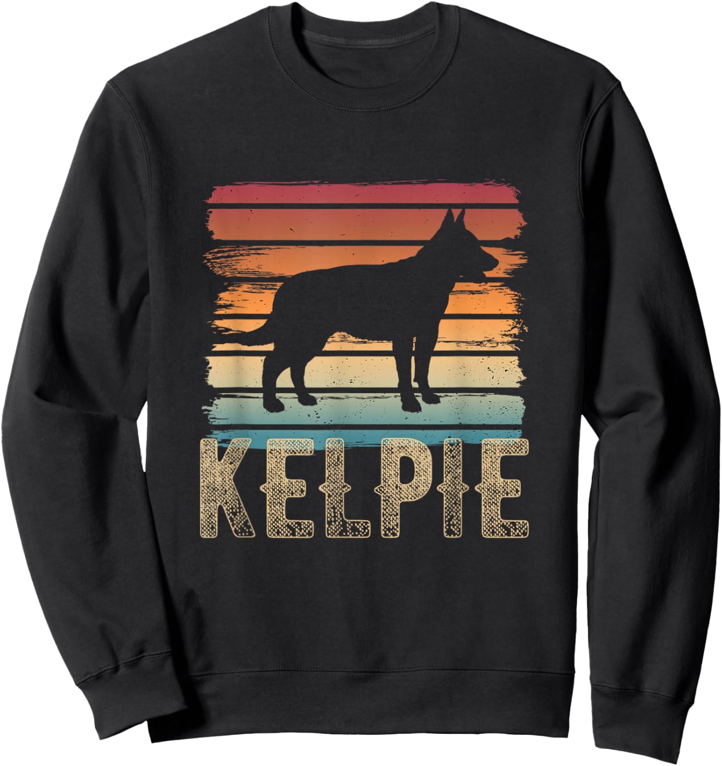 Australian Kelpie Dog Sweatshirt - Sweatshirt | Black