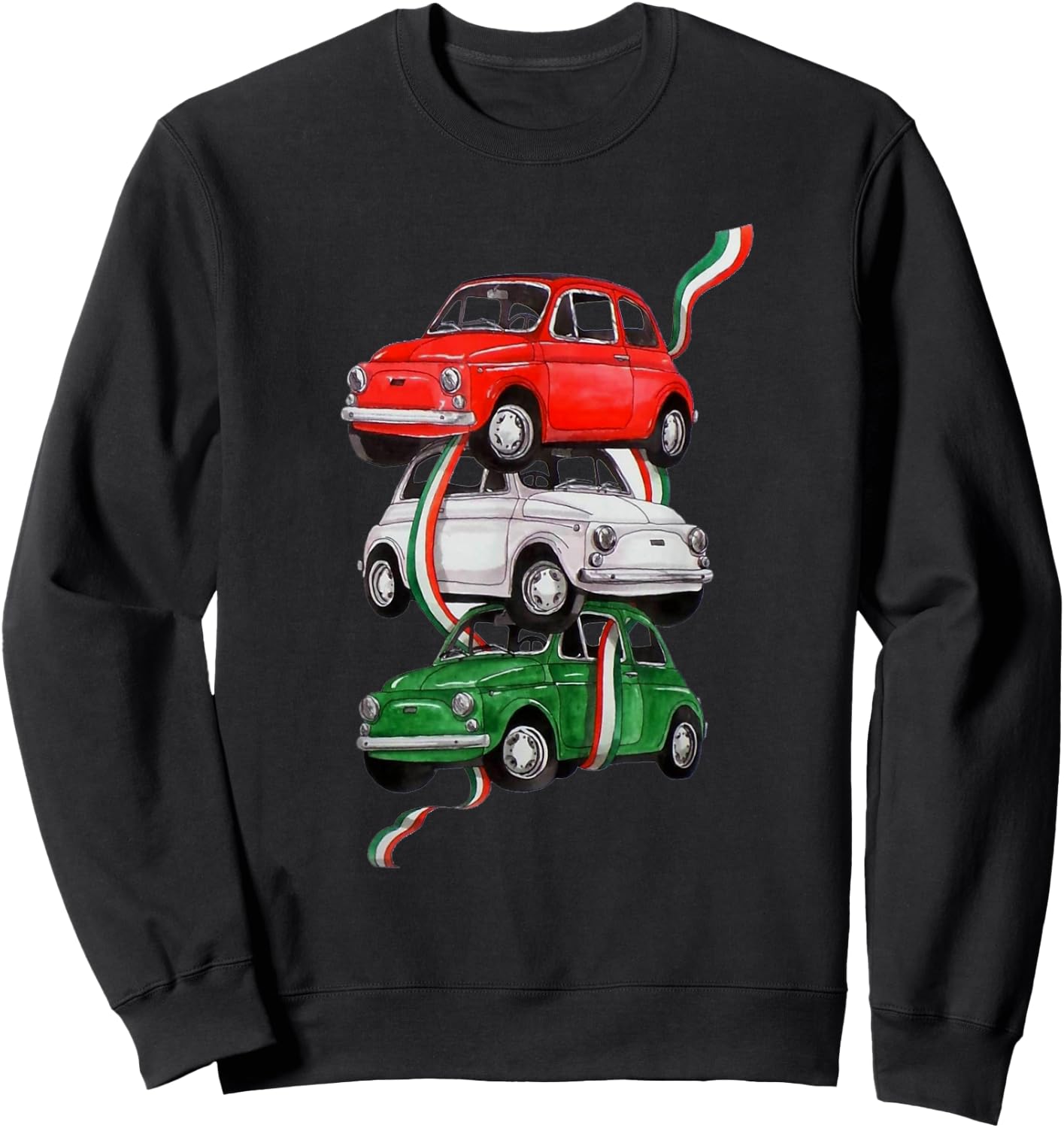Italy Italian Flag Italia /Women/Youth/Kid Sweatshirt - Sweatshirt | Black