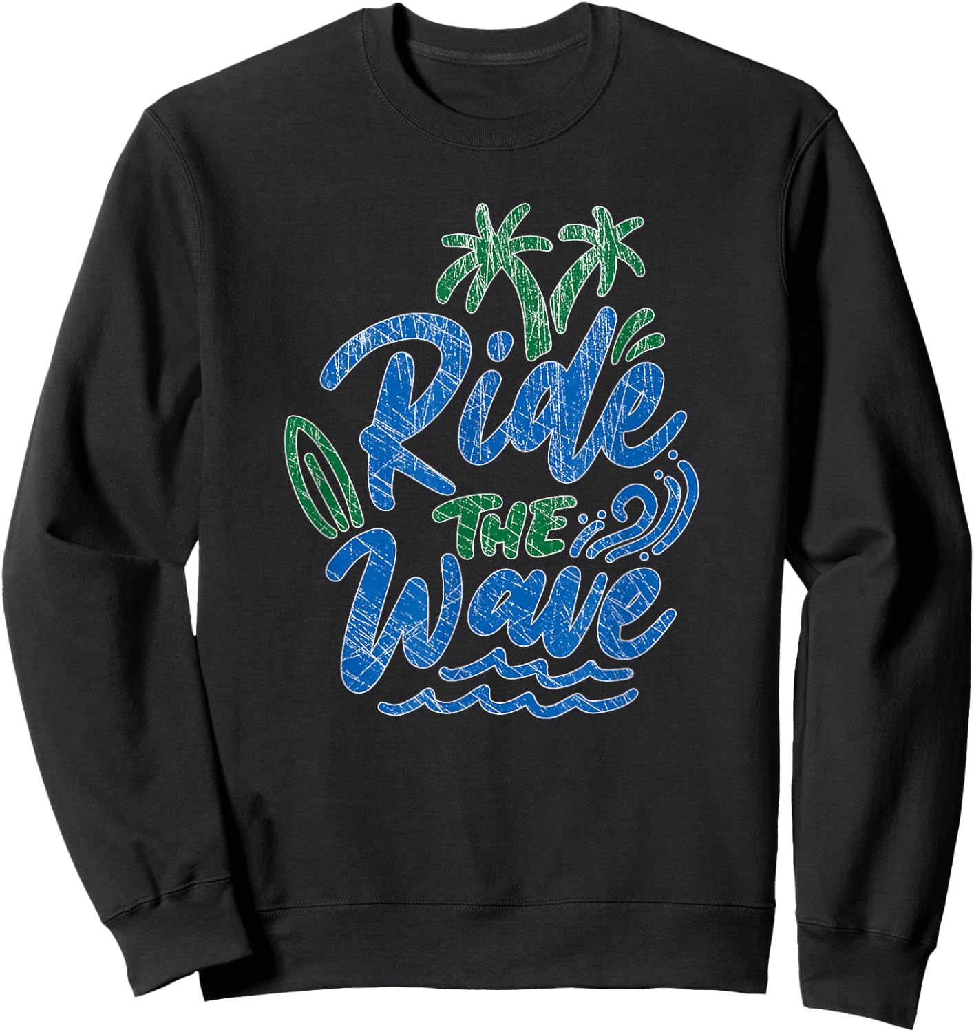 Ride the Wave Sweatshirt - Sweatshirt | Black