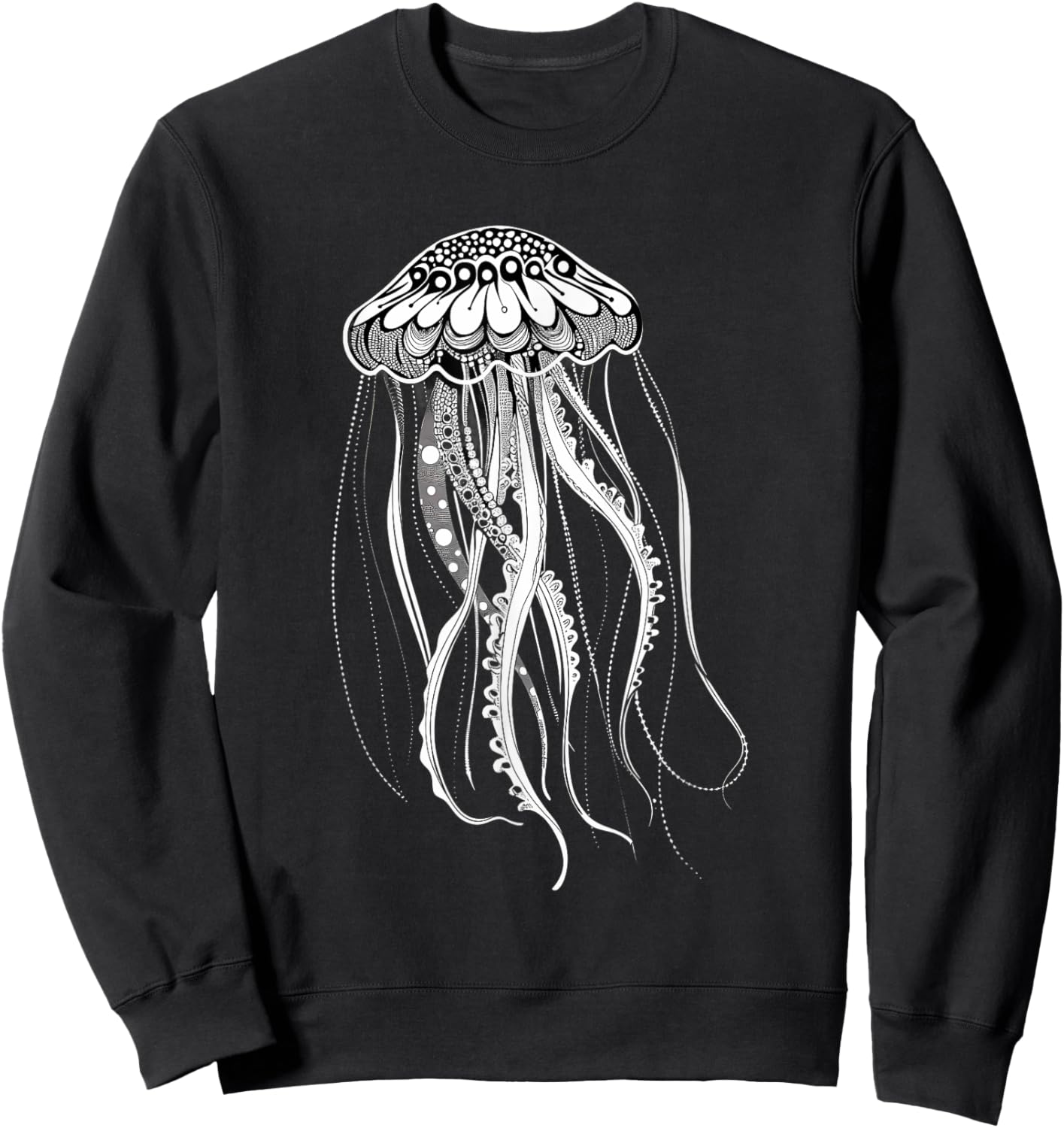 Jellyfish Sea Ocean Jellyfish Artwork Ocean Sea Animal Lover Sweatshirt - Sweatshirt | Black