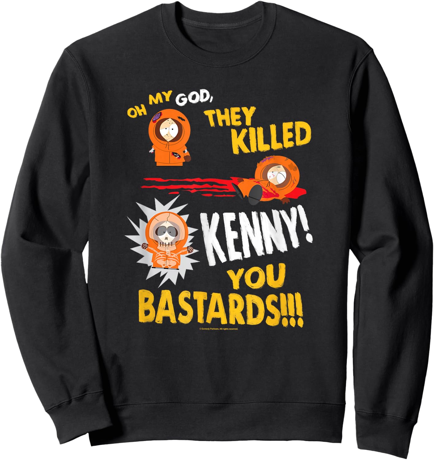 South Park They Killed Kenny Sweatshirt - Sweatshirt | Black
