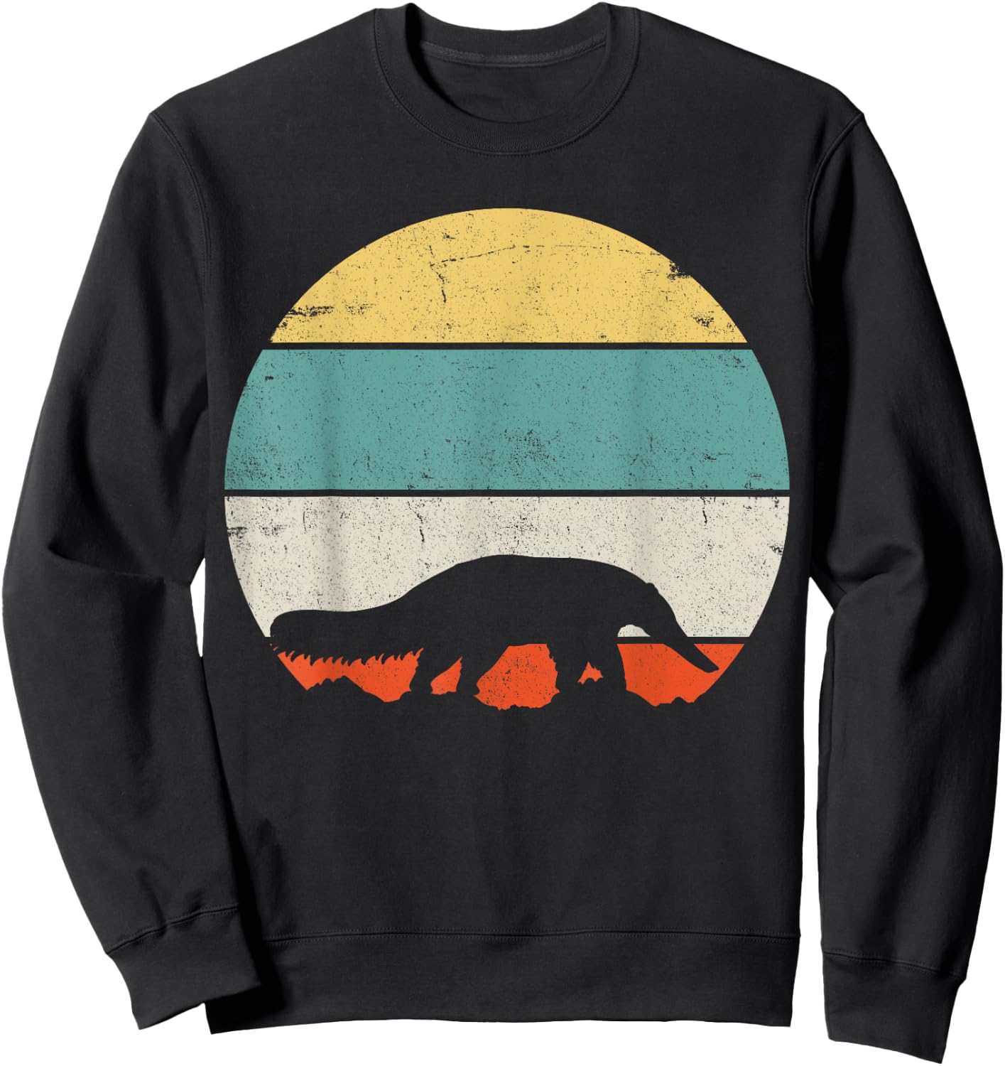 Anteater Retro Gift Sweatshirt - Sweatshirt | Black