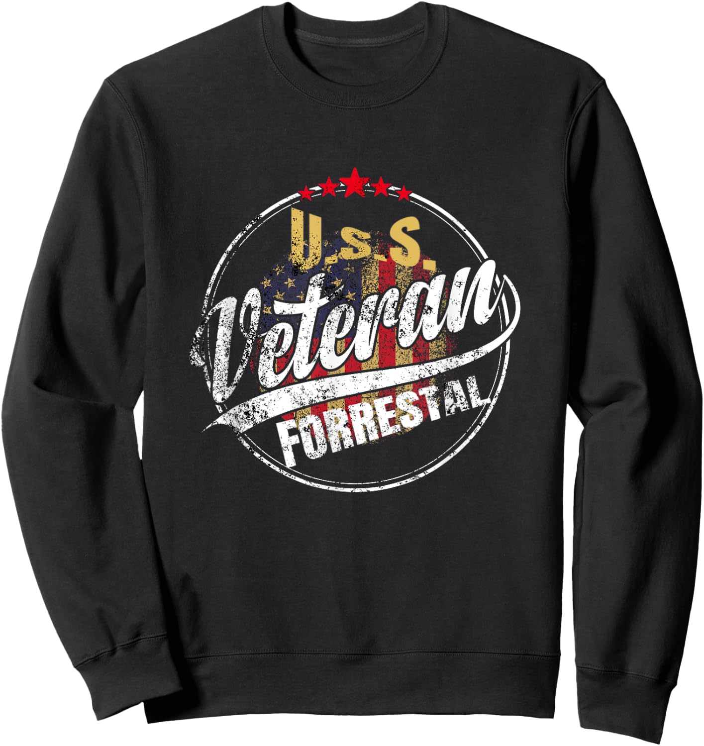 USS Forrestal Veteran Supercarrier Sweatshirt - Sweatshirt | Black