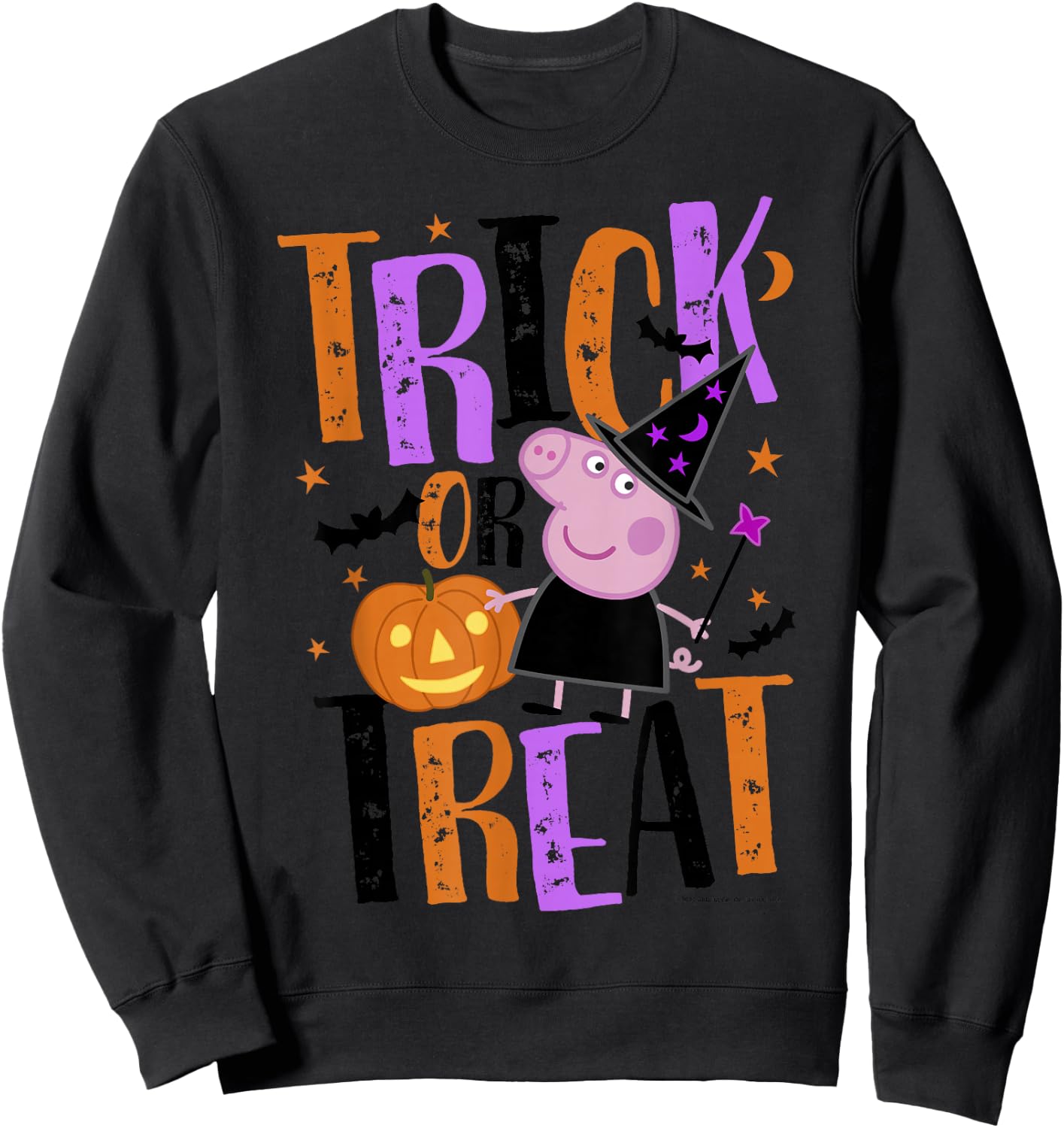 Peppa Pig Halloween Trick Or Treat Sweatshirt - Sweatshirt | Black