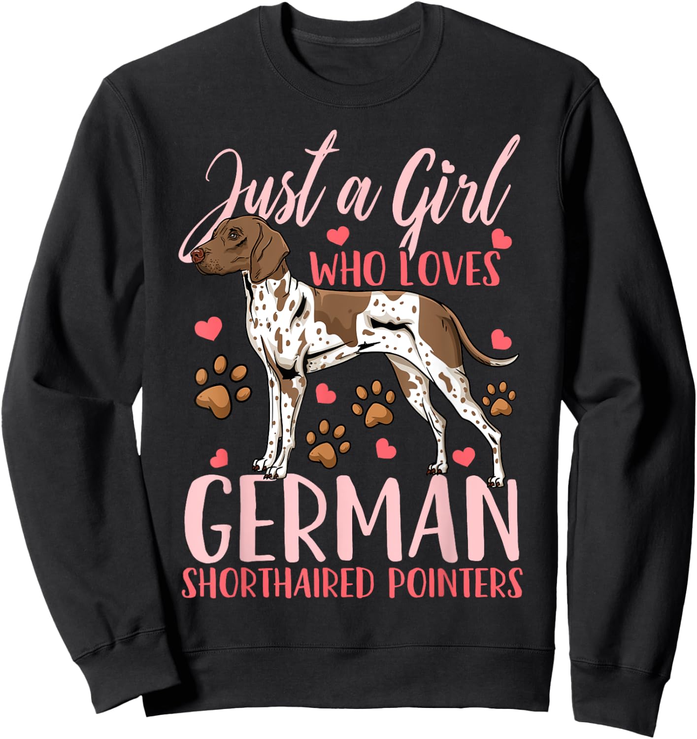 German Shorthaired Pointer Sweatshirt - Sweatshirt | Black
