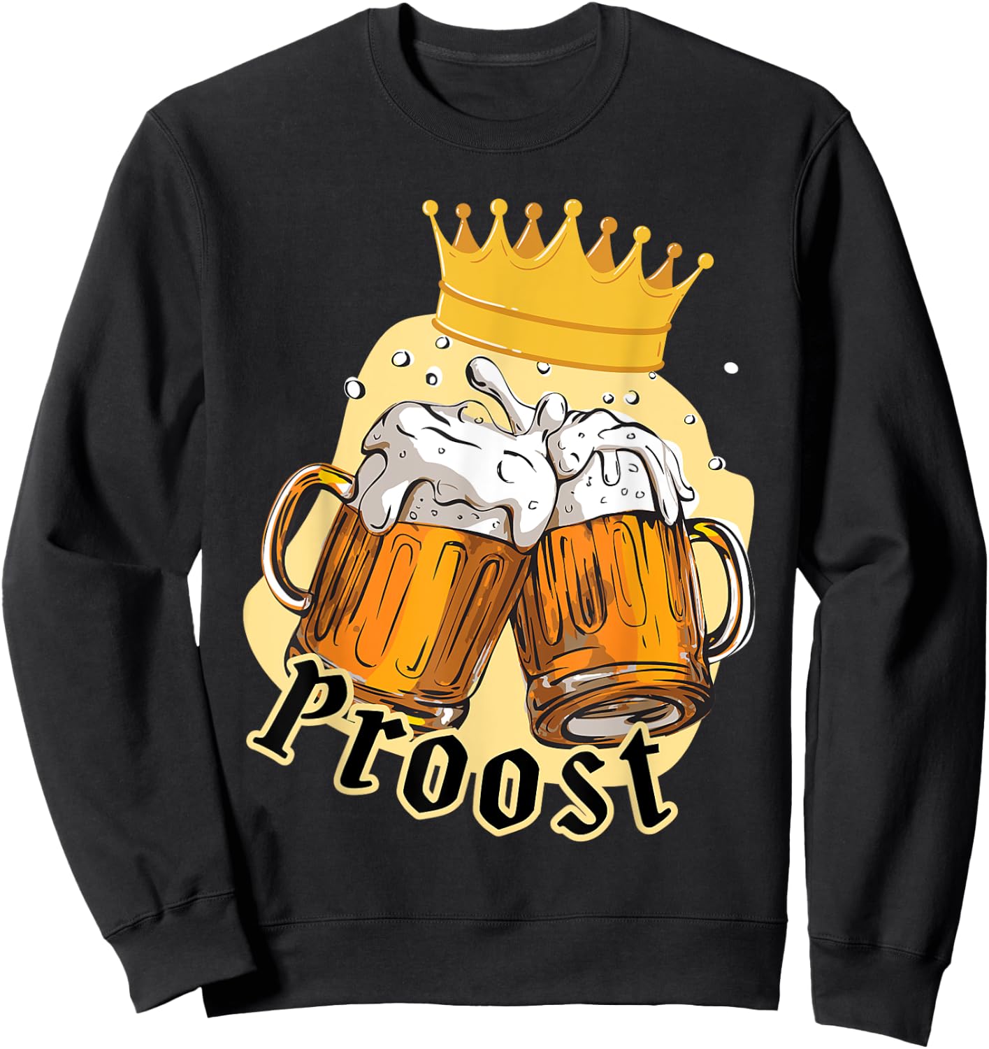 Kings Day Netherlands & Holland Proost | Koningsdag Sweatshirt - Sweatshirt | Black