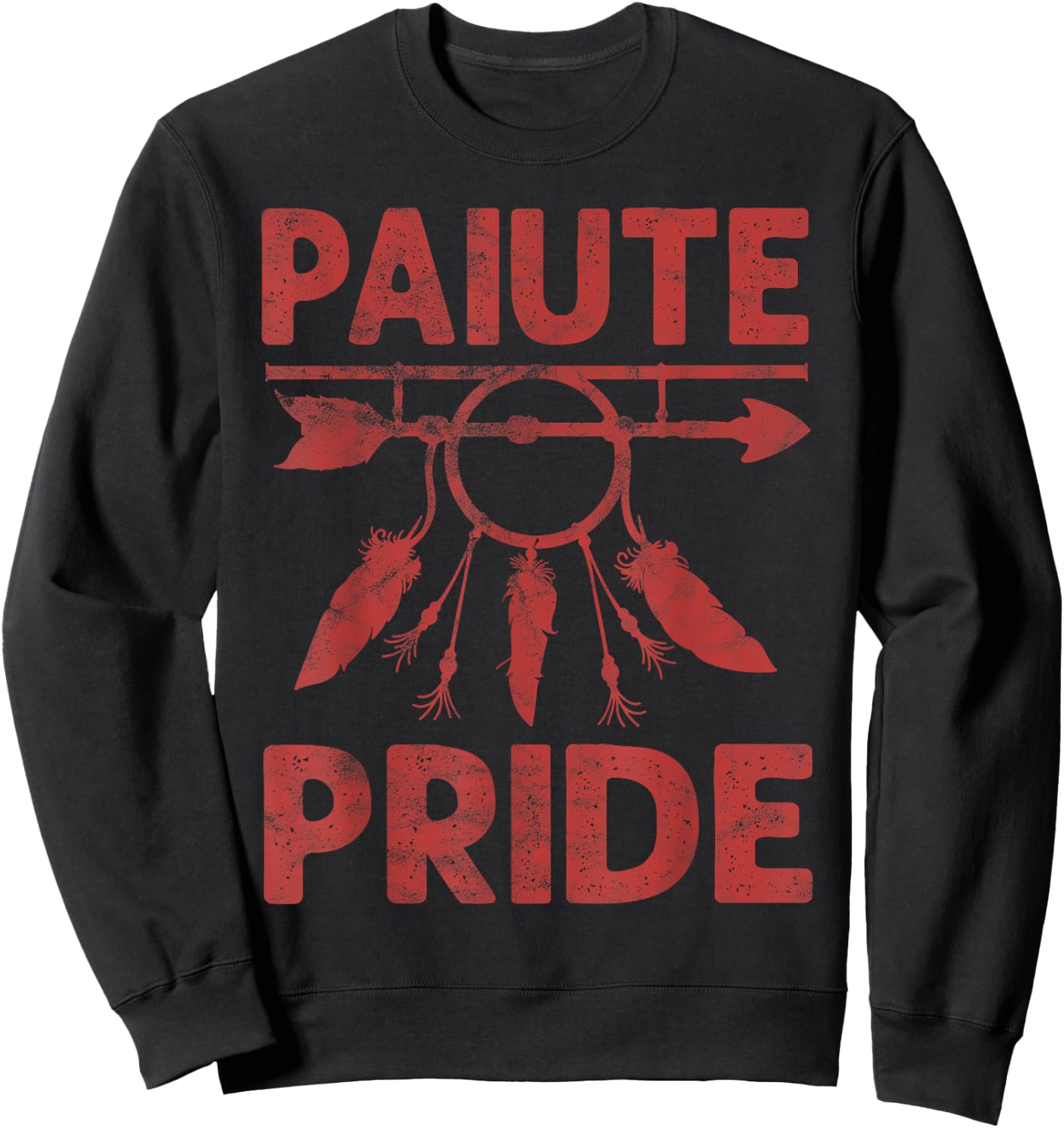 paiute Pride Native American vintage Gift Men Women Kids Sweatshirt - Sweatshirt | Black
