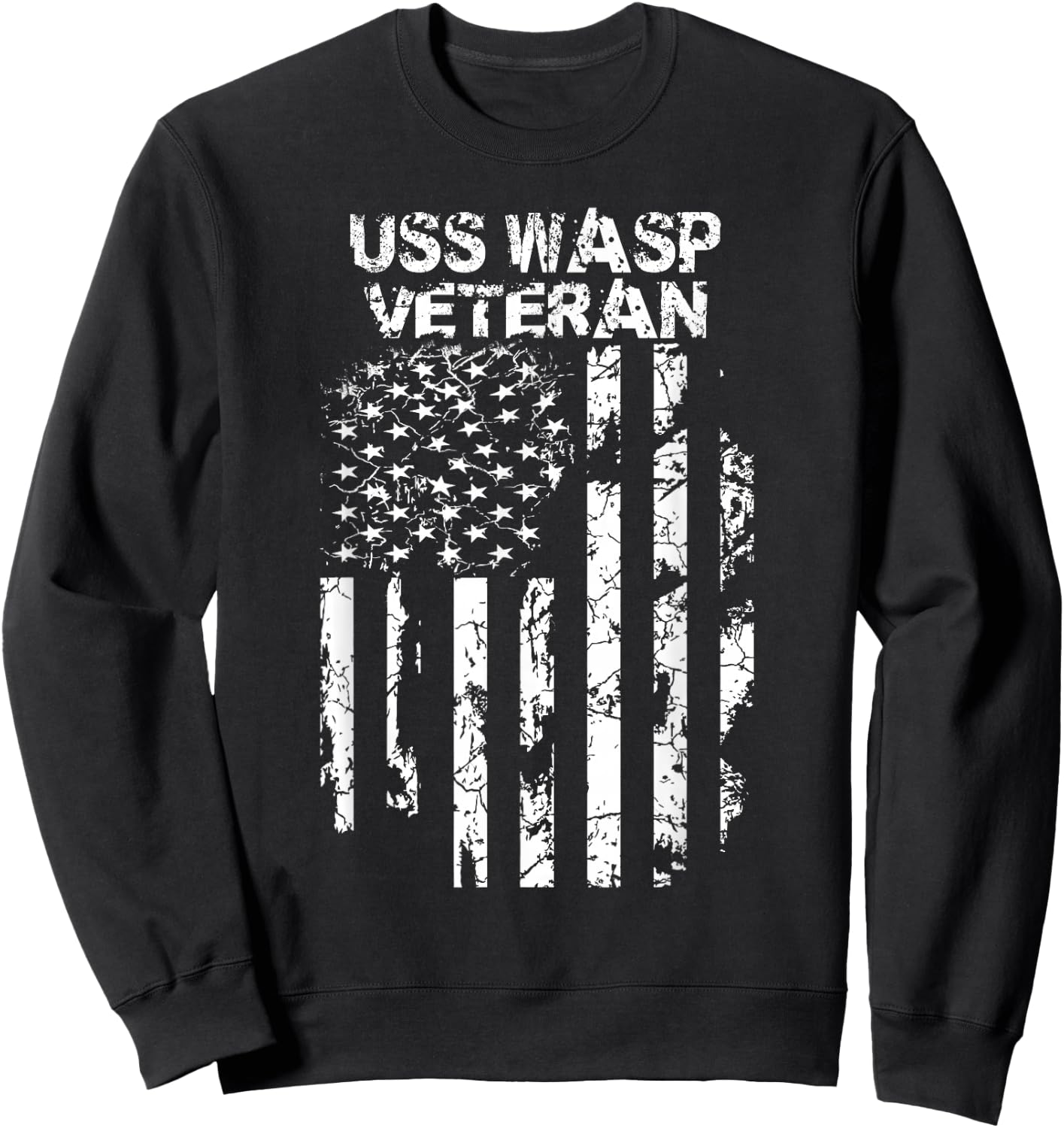 USS Wasp Veteran Sweatshirt - Sweatshirt | Black