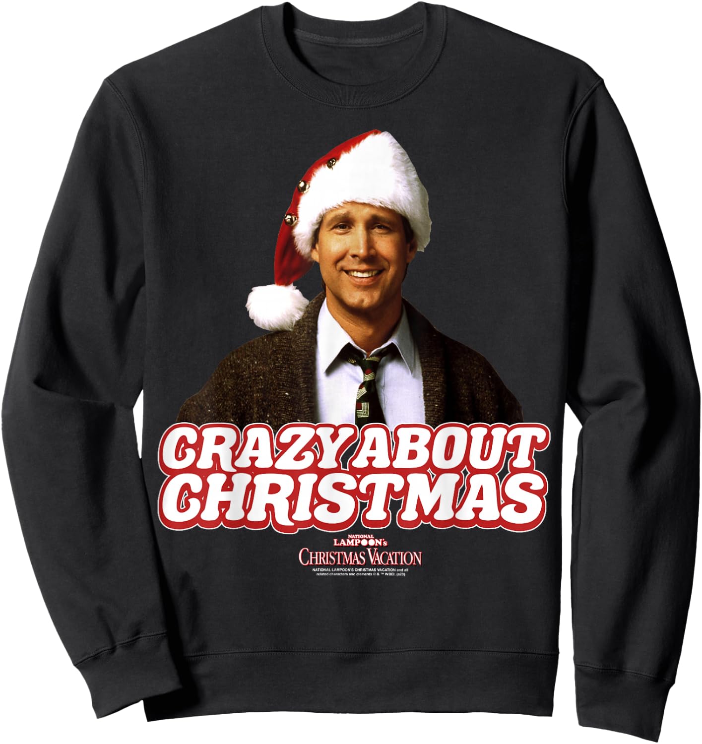 National Lampoon's Christmas Vacation Crazy About Christmas Sweatshirt - Sweatshirt | Black