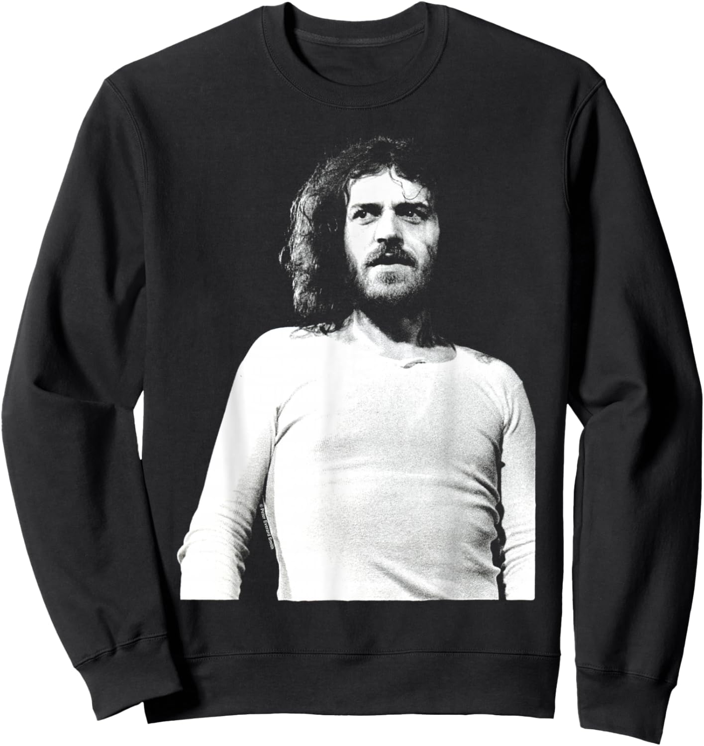 Singer Joe Cocker Live Shot Black And White By Everard Smith Sweatshirt - Sweatshirt | Black