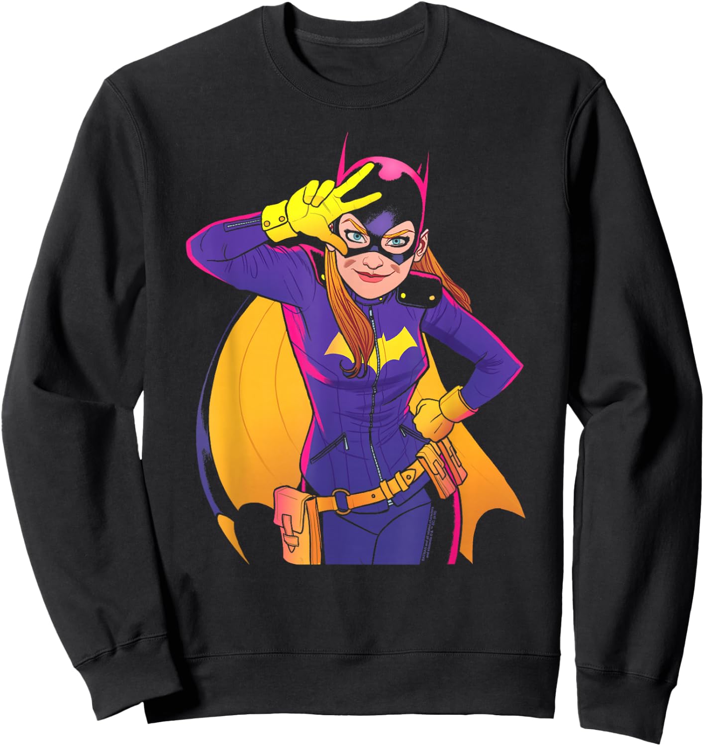 Batgirl Moves T Shirt Sweatshirt - Sweatshirt | Black