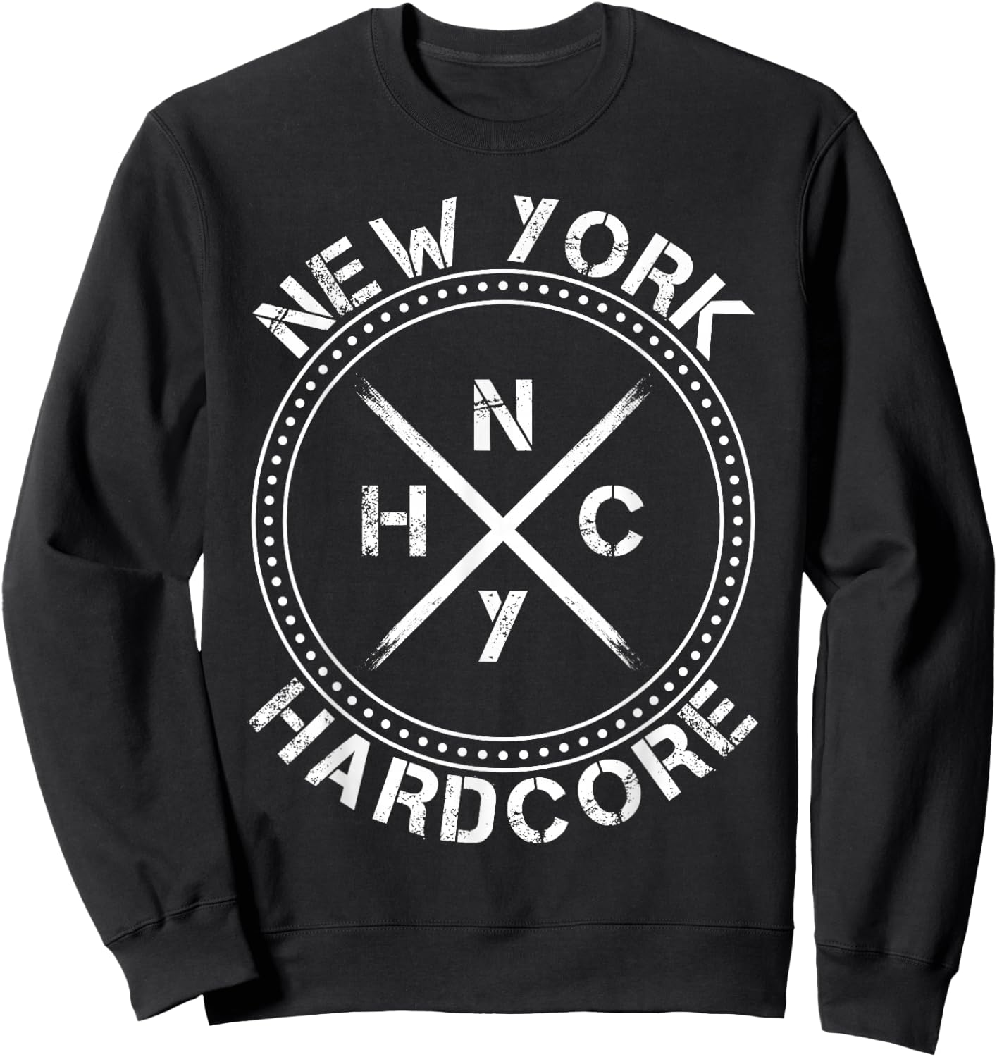 New York Hardcore NYHC Music Cool Sweatshirt - Sweatshirt | Black