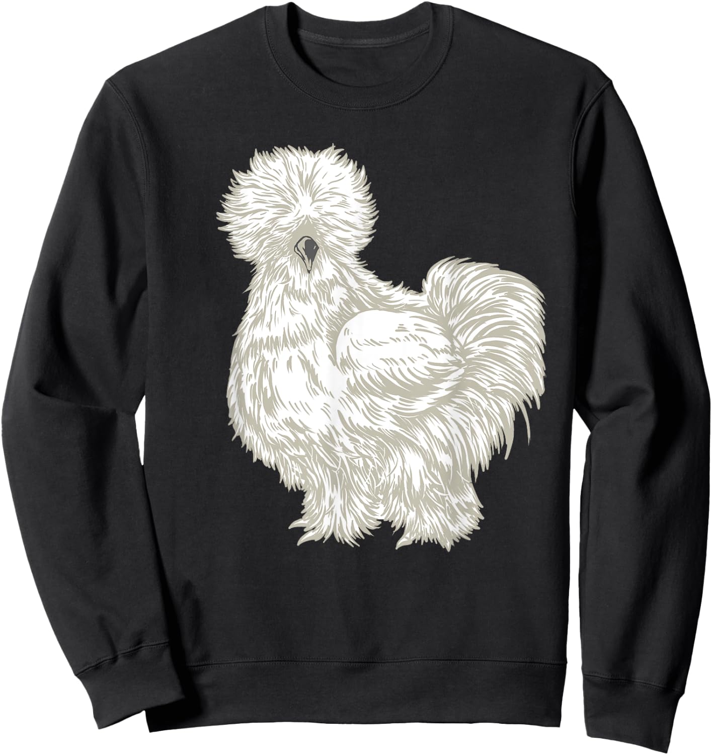 Silkie Chicken Sweatshirt - Sweatshirt | Black