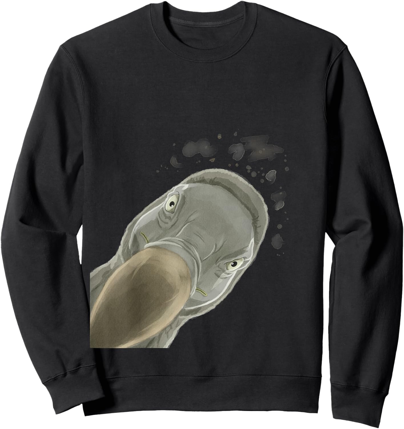 Curious Dodo Bird Sweatshirt - Sweatshirt | Black