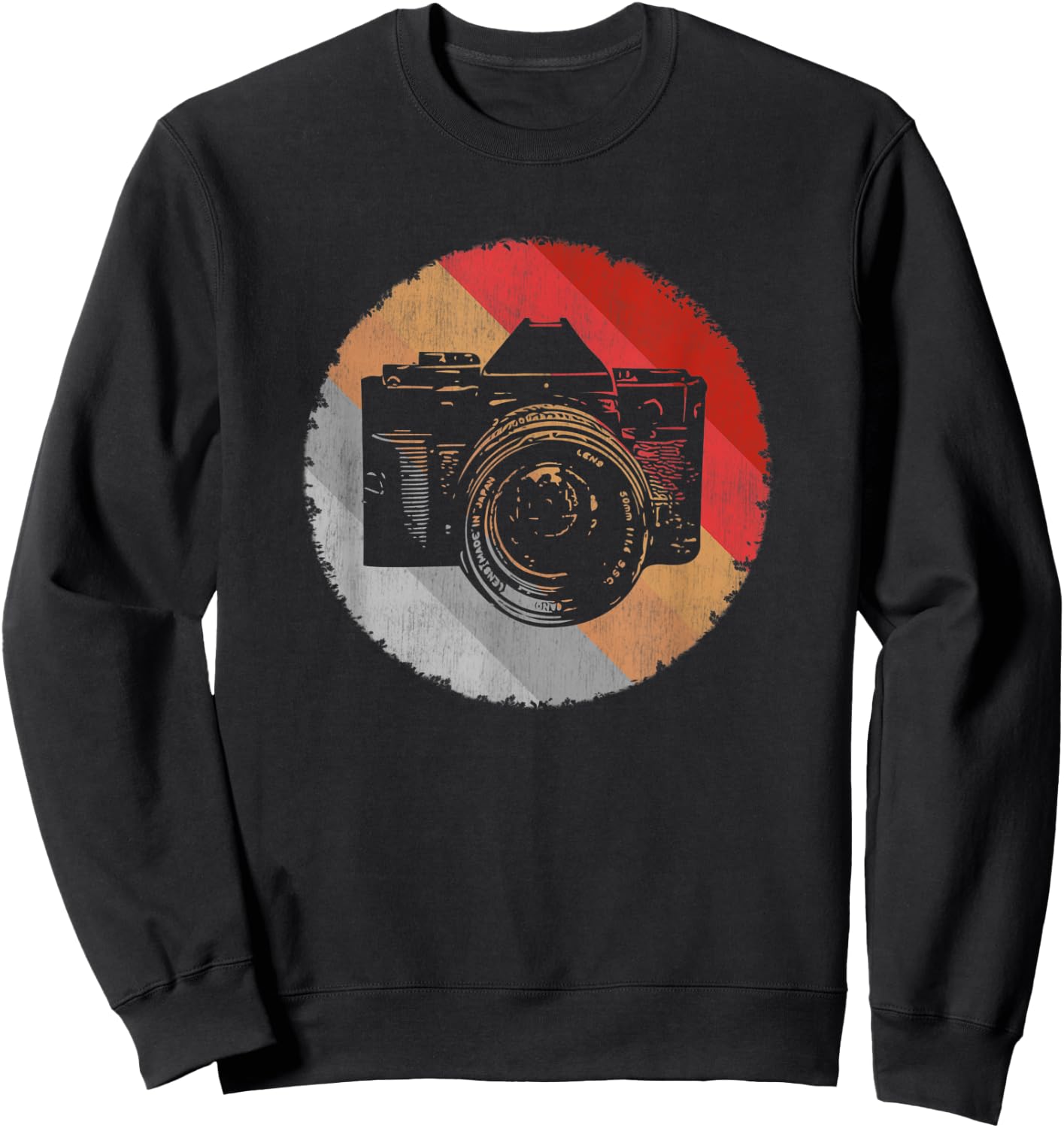 Vintage Camera 35mm film for photographer Sweatshirt - Sweatshirt | Black