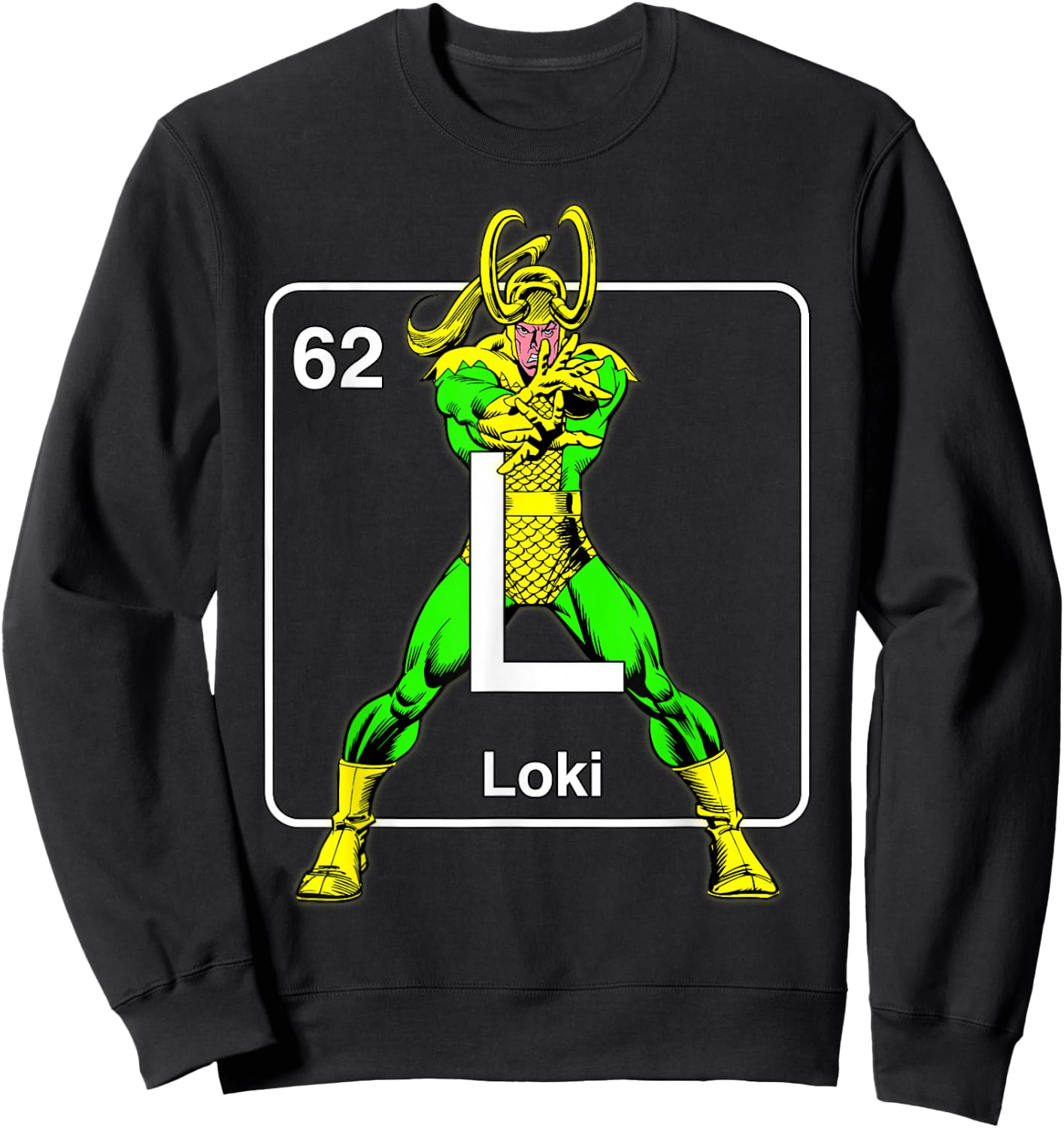 Marvel Avengers Loki Element Sweatshirt - Sweatshirt | Black