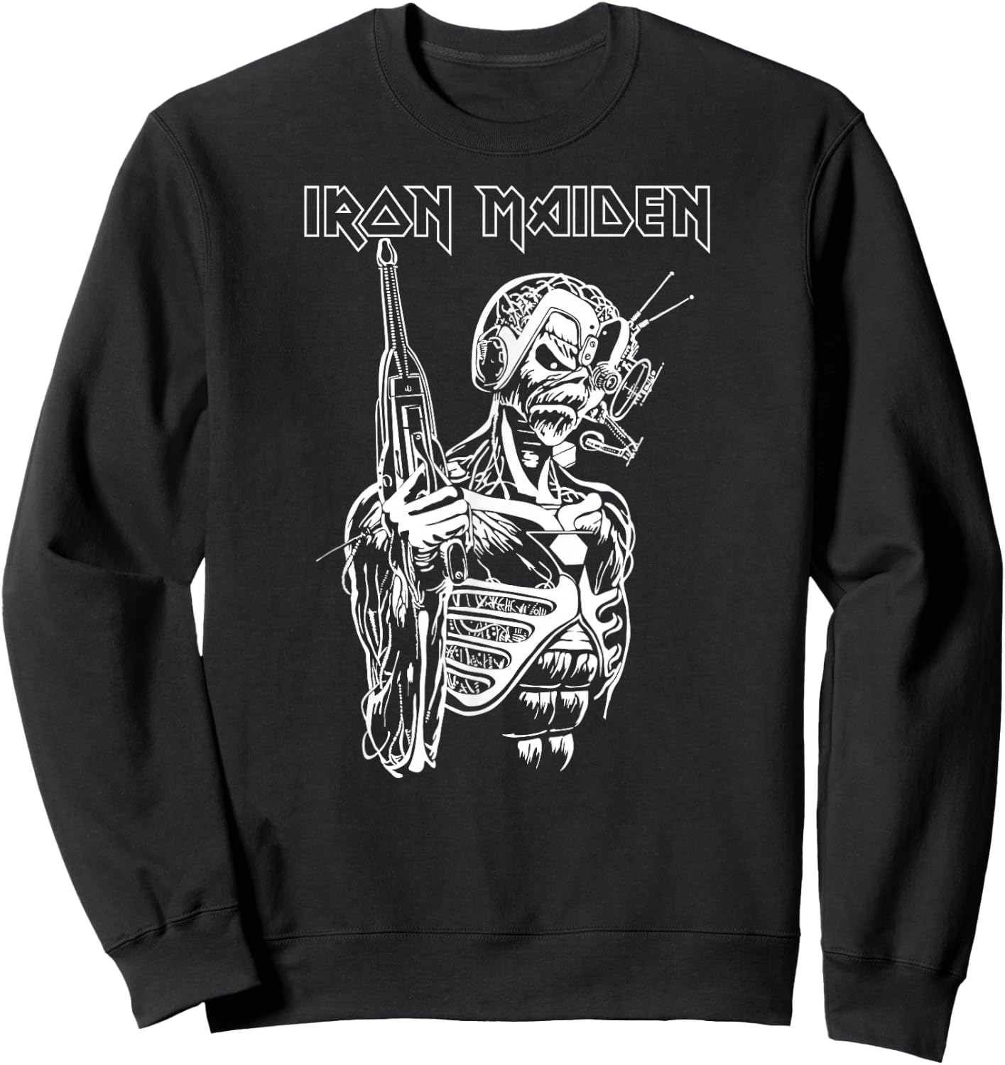 Iron Maiden - Somewhere in Time One Color Sweatshirt - Sweatshirt | Black