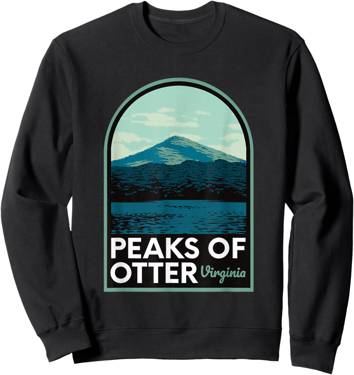 Peaks of Otter Virginia Sweatshirt - Sweatshirt | Black