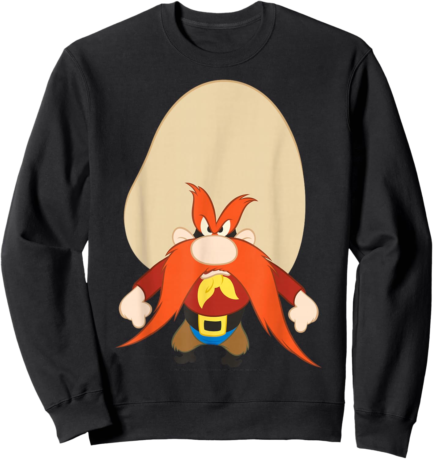 Looney Tunes Yosemite Sam Angry Portrait Sweatshirt - Sweatshirt | Black