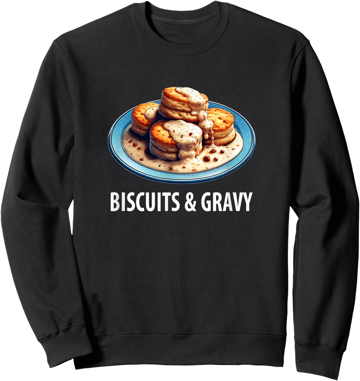 Biscuits & Gravy Sweatshirt - Sweatshirt | Black
