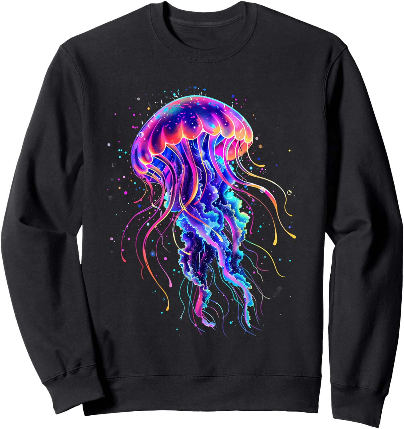 Sea Ocean Jellyfish Marine Mammal Ocean Sea Animal Jellyfish Sweatshirt - Sweatshirt | Black