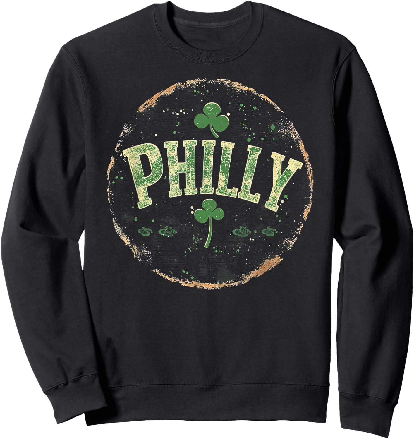 Philly Philadelphia - Irish St. Patrick's Day Saint Paddy's Sweatshirt - Sweatshirt | Black