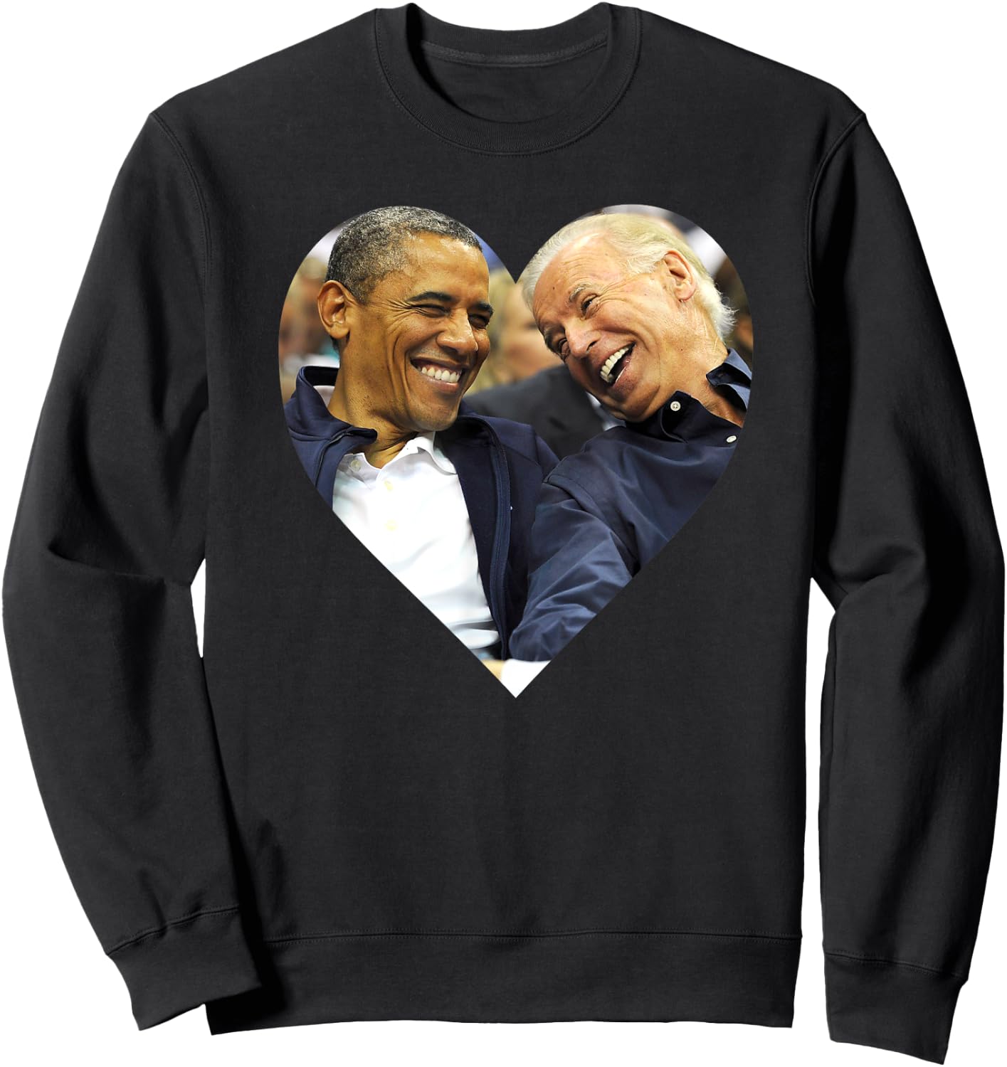 Joe Biden and Barack Obama Sweatshirt - Sweatshirt | Black