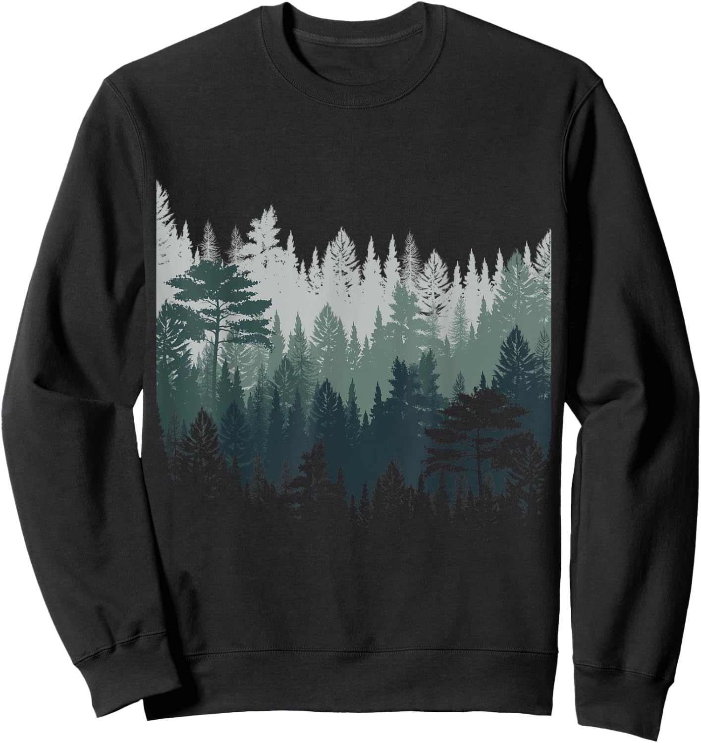 Outdoor Nature Trees Wildlife Night Forest Sweatshirt - Sweatshirt | Black