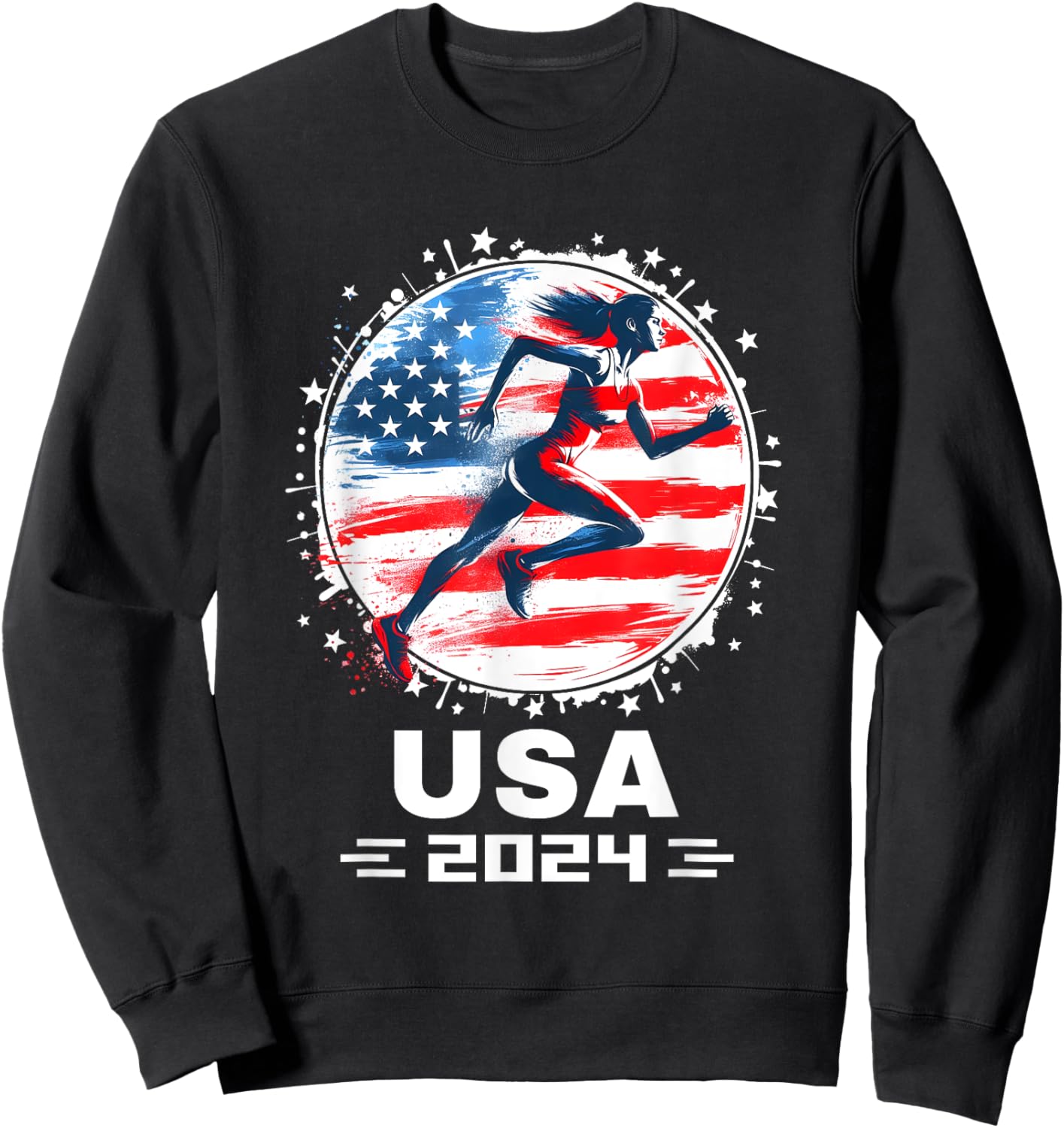 Track and Field USA 2024 Track and Field USA Team Sweatshirt - Sweatshirt | Black