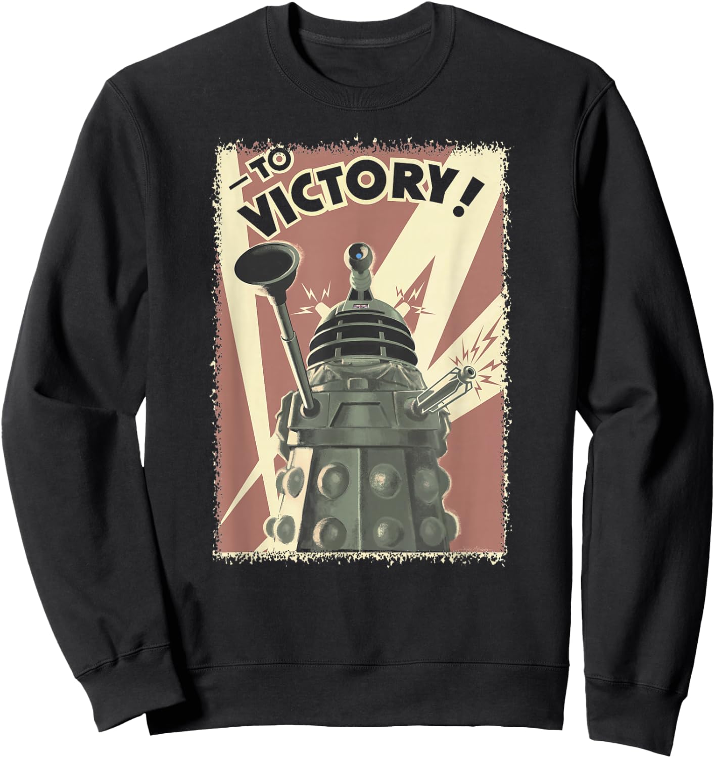 Propoganda Dalek Sci-Fi Fan 60th Anniversary Sweatshirt - Sweatshirt | Black