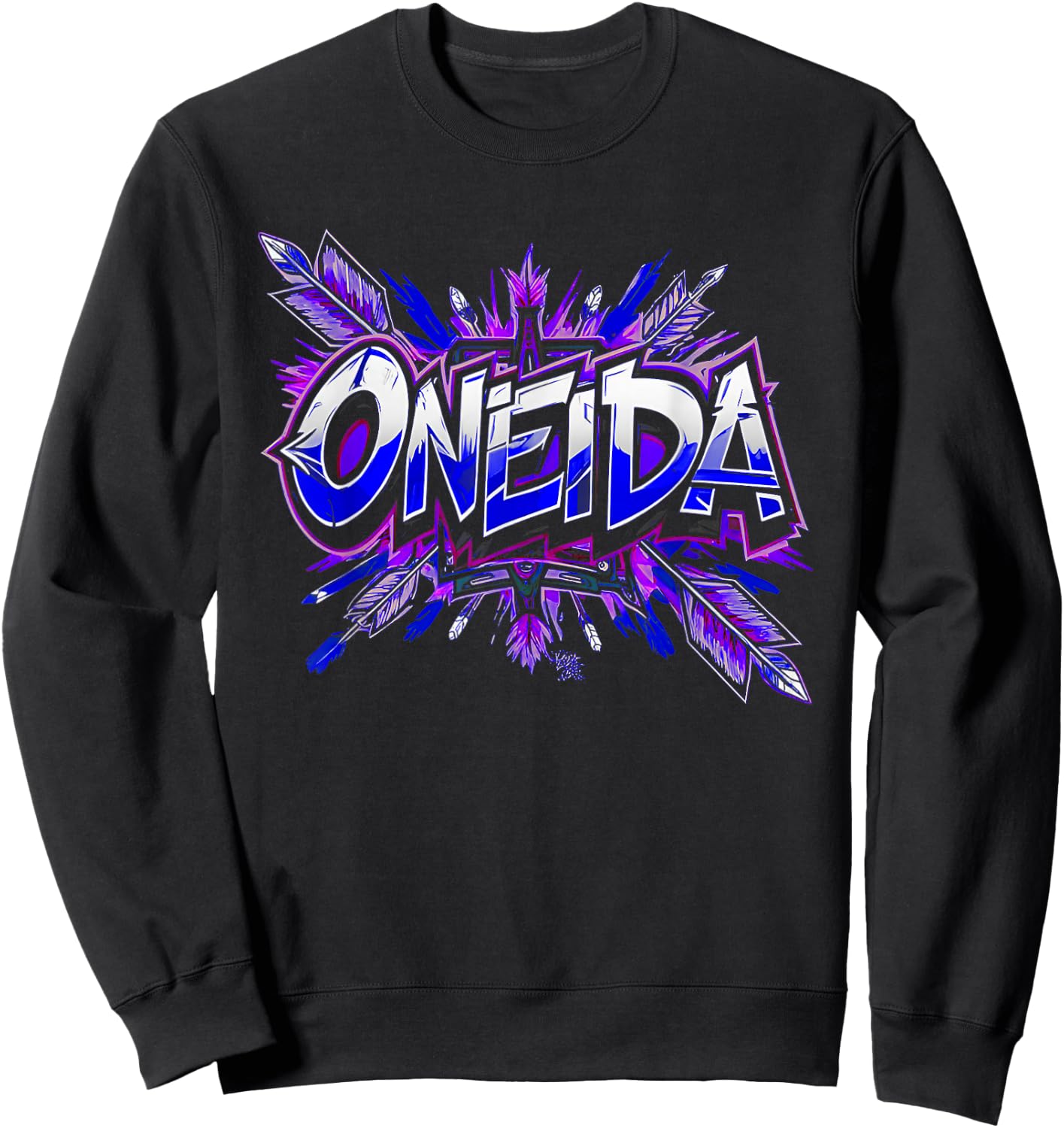Oneida Tribe Sovereign Nation Ancestral Lands Sweatshirt - Sweatshirt | Black