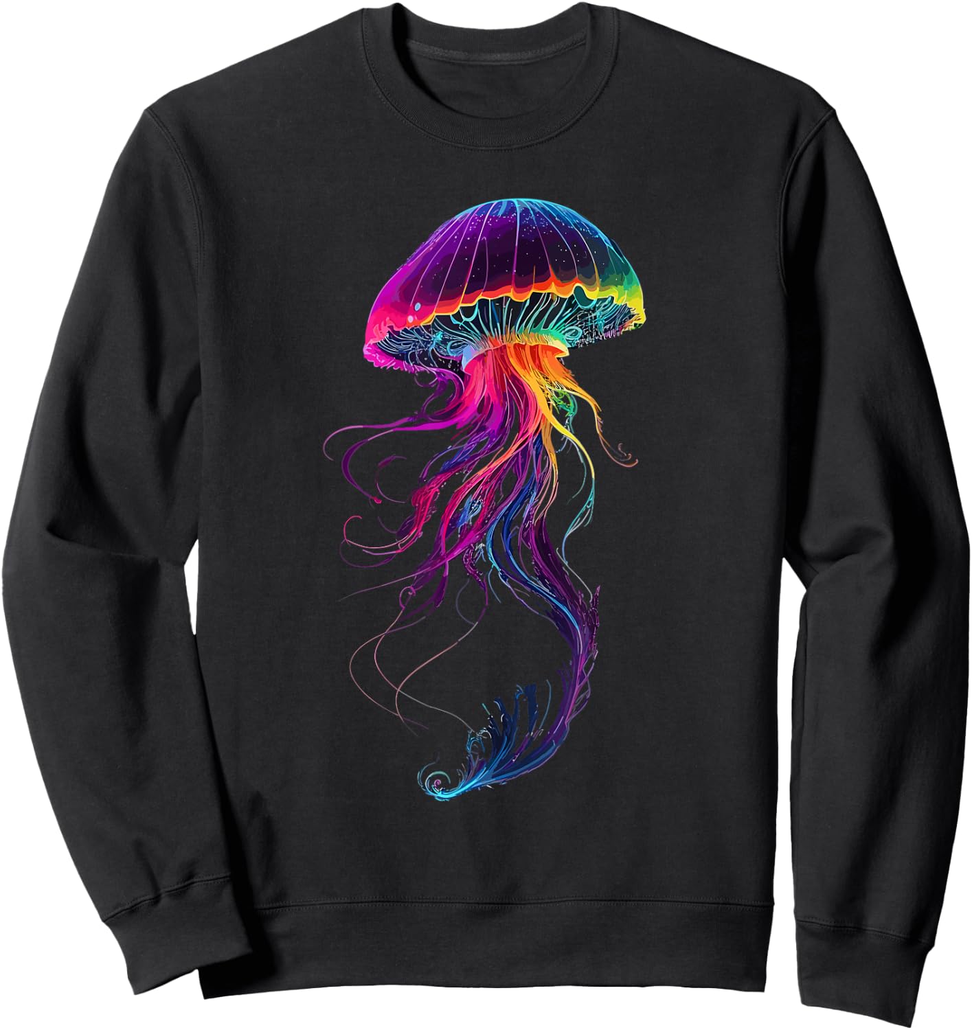 Luminous Jellyfish Sweatshirt - Sweatshirt | Black