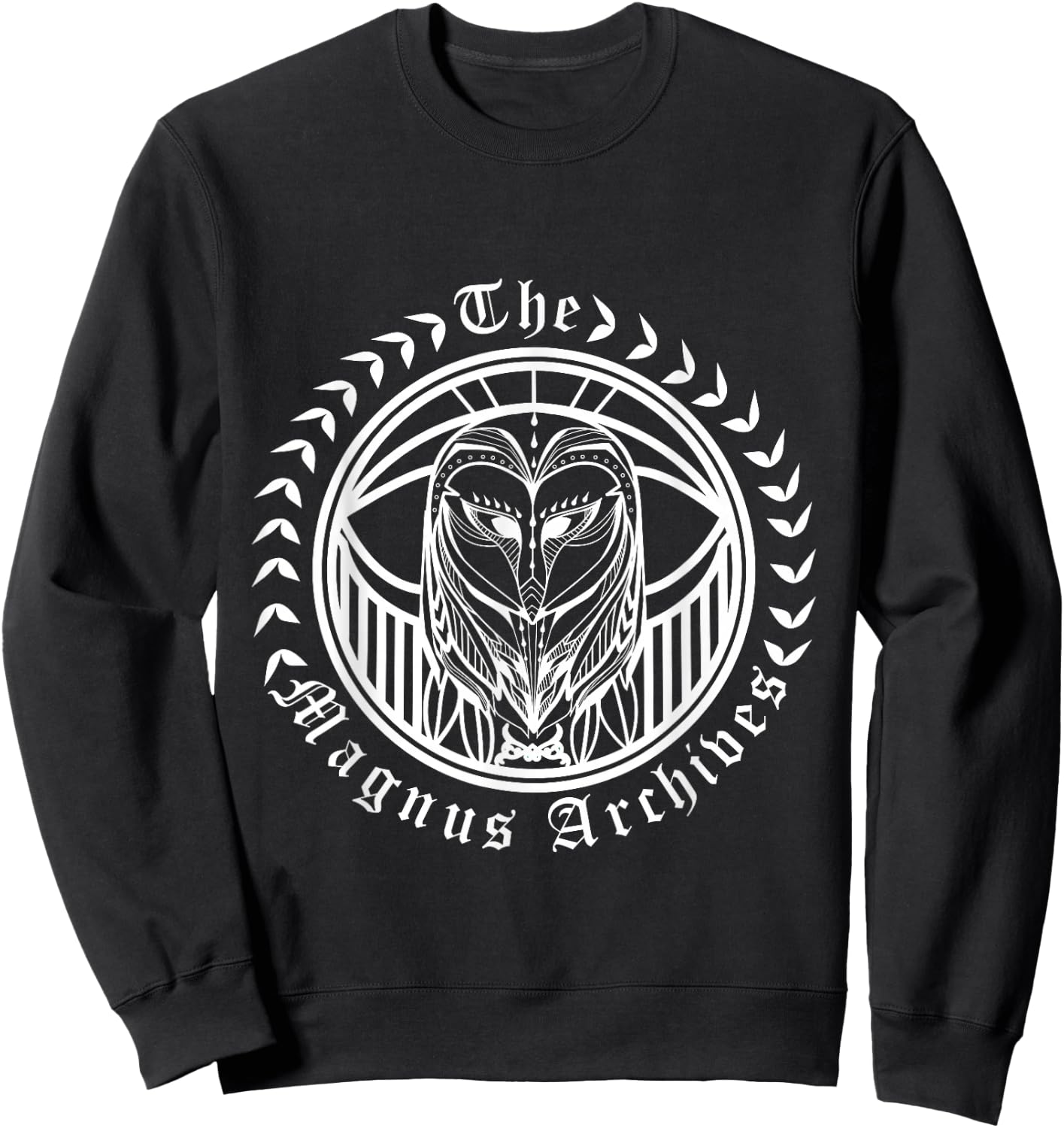The Magnus Archives Spooky Owl Sweatshirt - Sweatshirt | Black