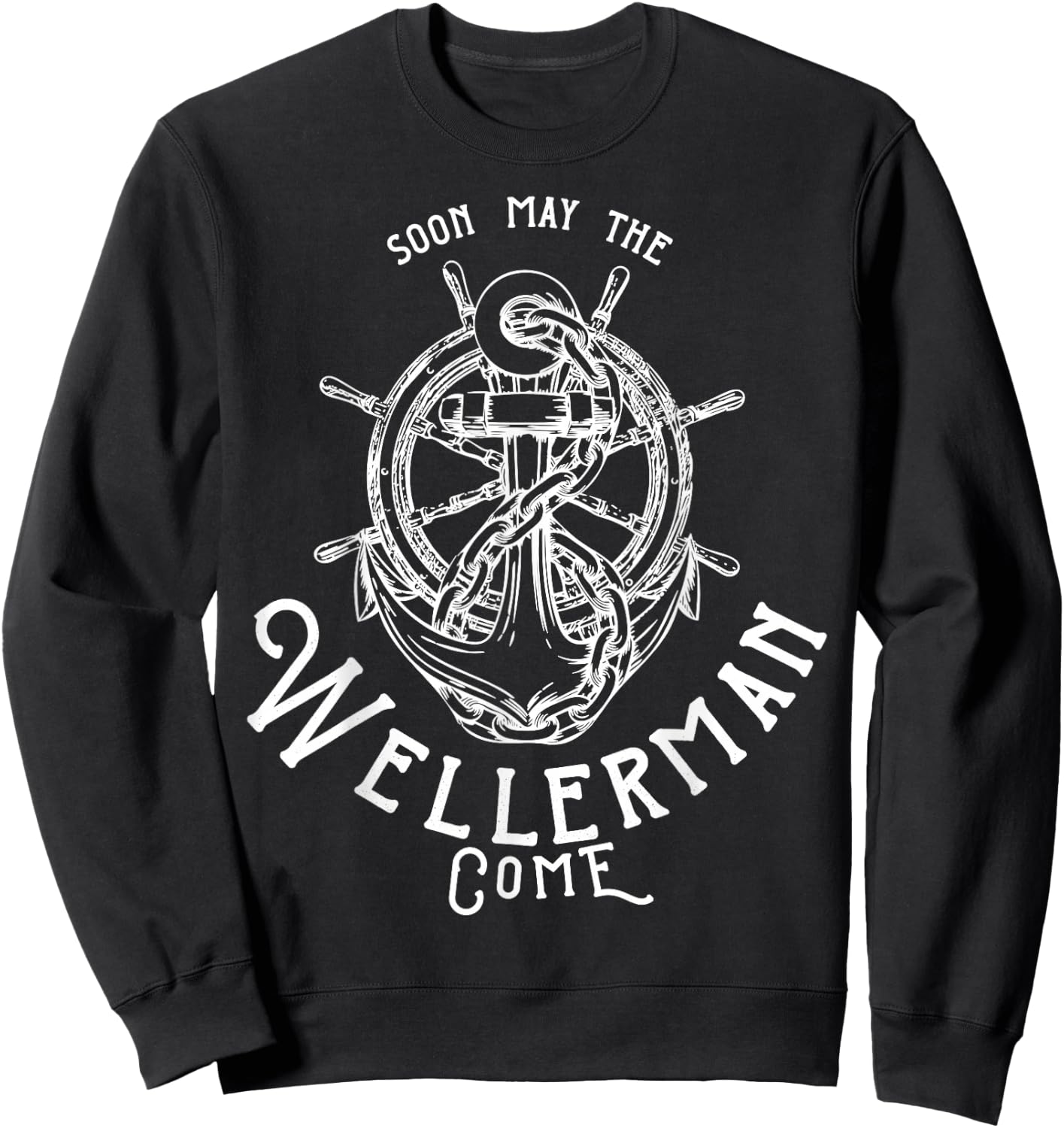 Wellerman Sea Shanty Sweatshirt - Sweatshirt | Black