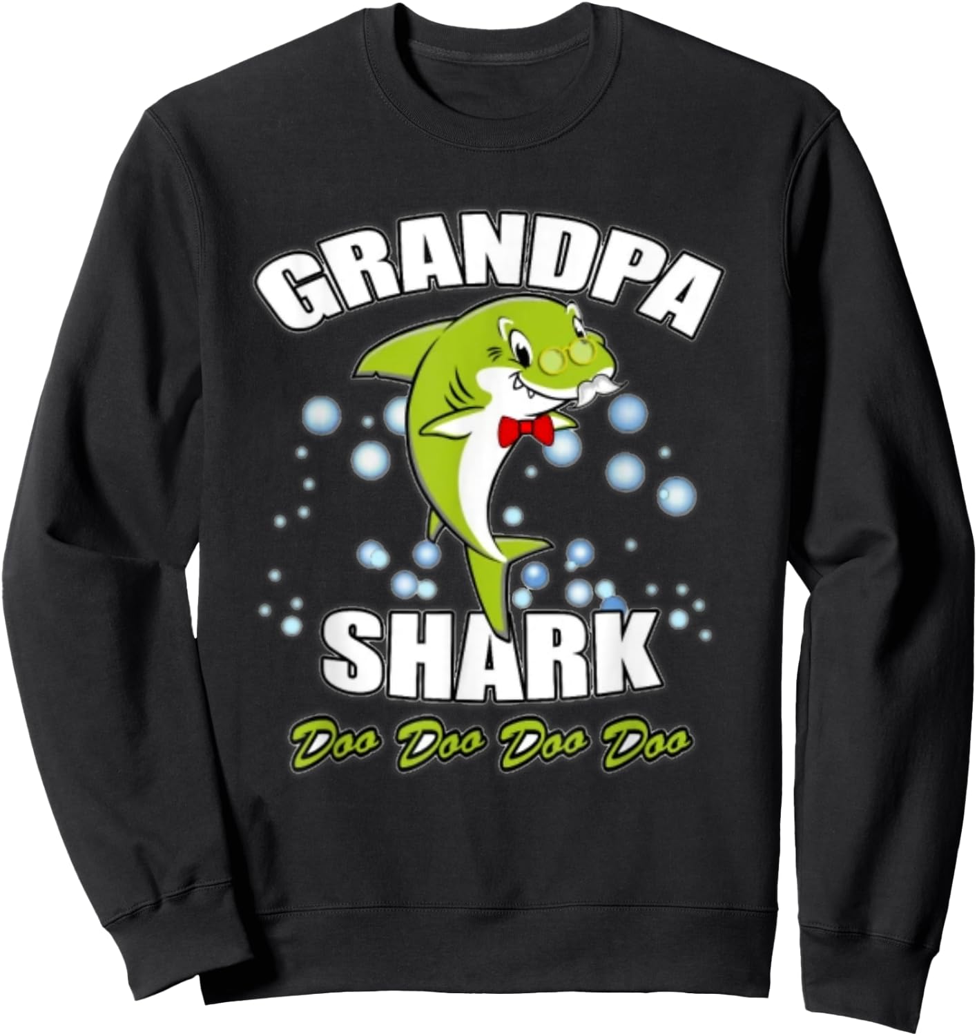 Pinkfong Grandpa Shark Official Product Sweatshirt - Sweatshirt | Black