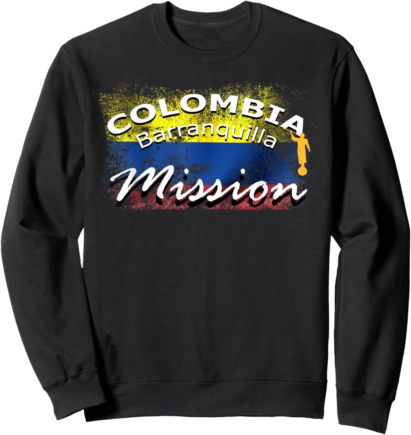 Colombia Barranquilla Mormon LDS Mission Missionary Gift Sweatshirt - Sweatshirt | Black
