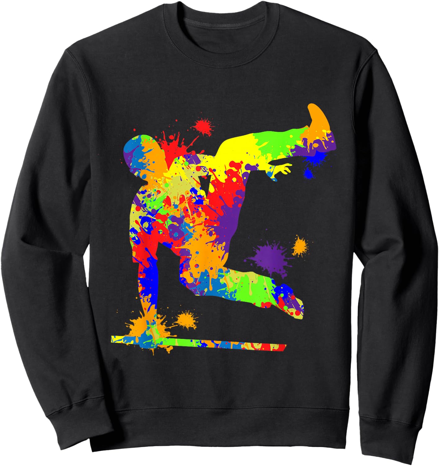 Parkour Freerunning Freerunner Traceur Kids Boys Sweatshirt - Sweatshirt | Black