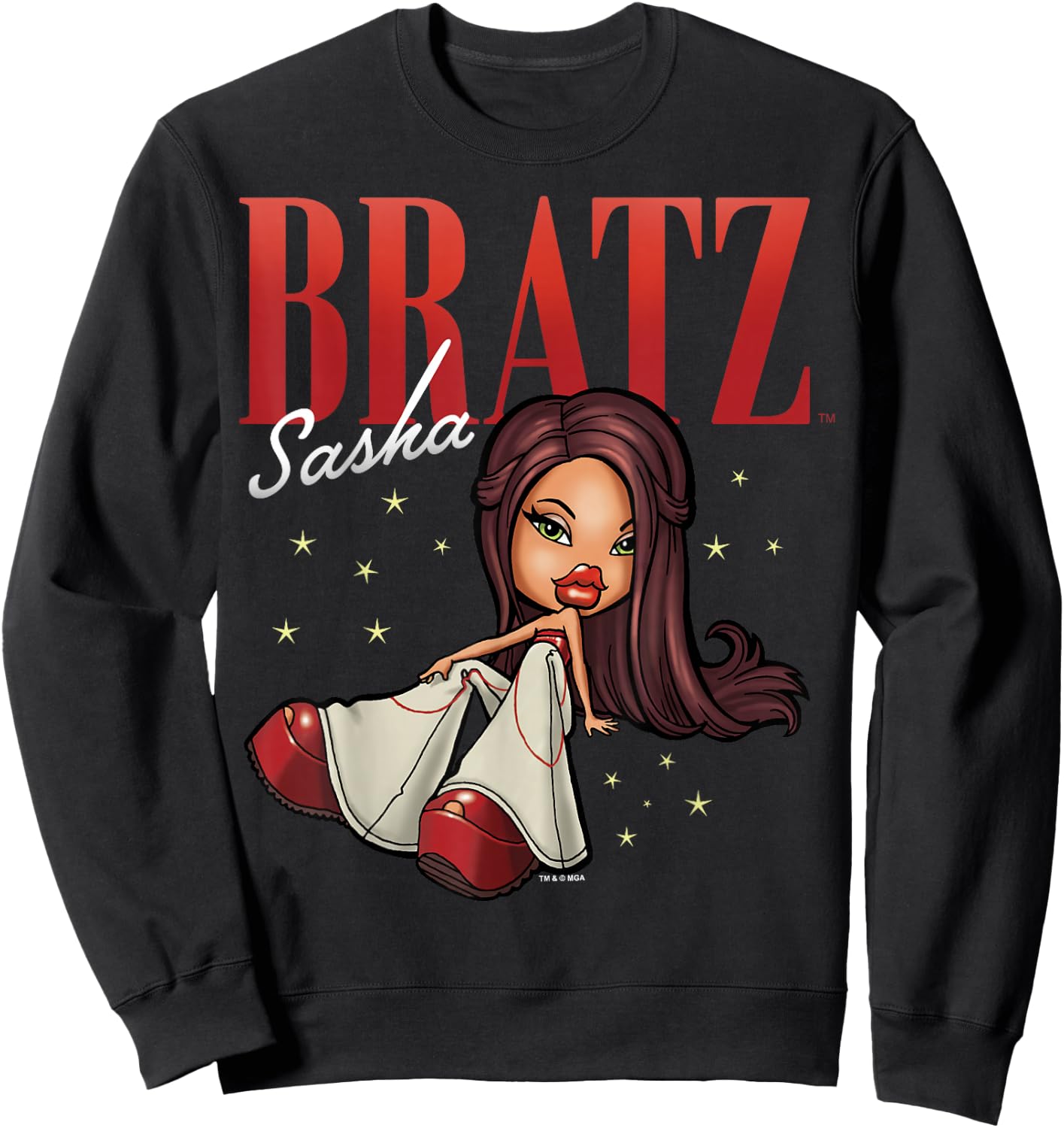Bratz Sasha Portrait Sweatshirt - Sweatshirt | Black