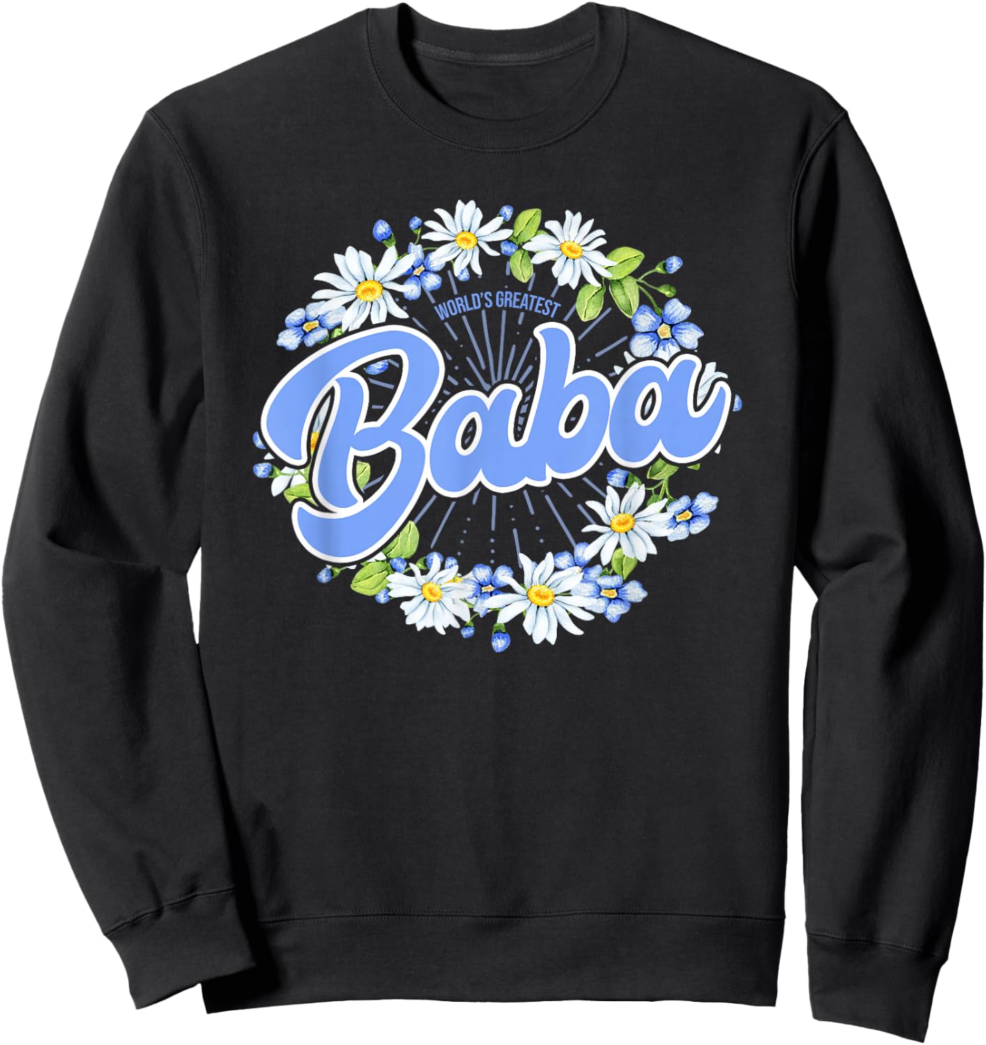 World's Greatest Baba - Gift Serbian Grandma Sweatshirt - Sweatshirt | Black
