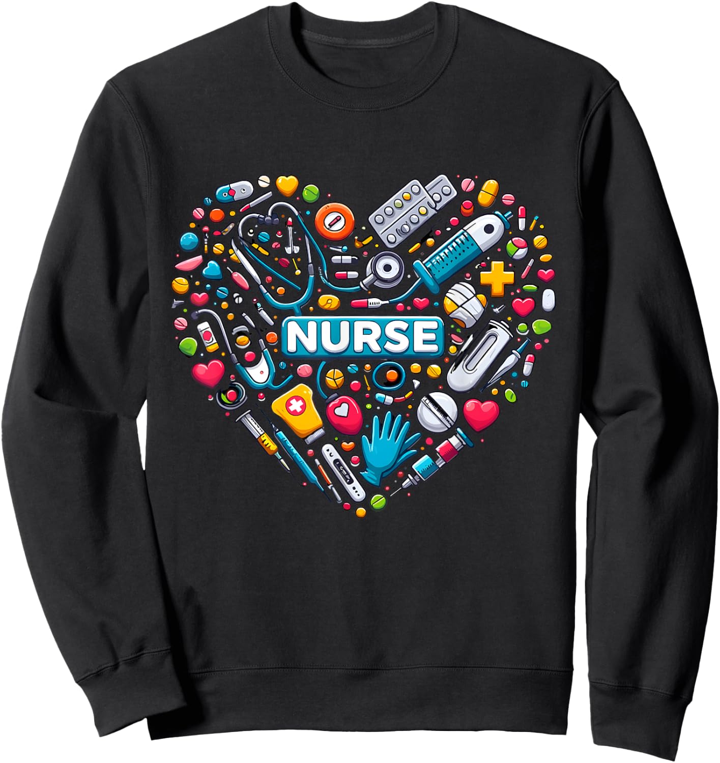 NURSE'S DAY Nurse Life NURSE WEEK 2024 Sweatshirt - Sweatshirt | Black