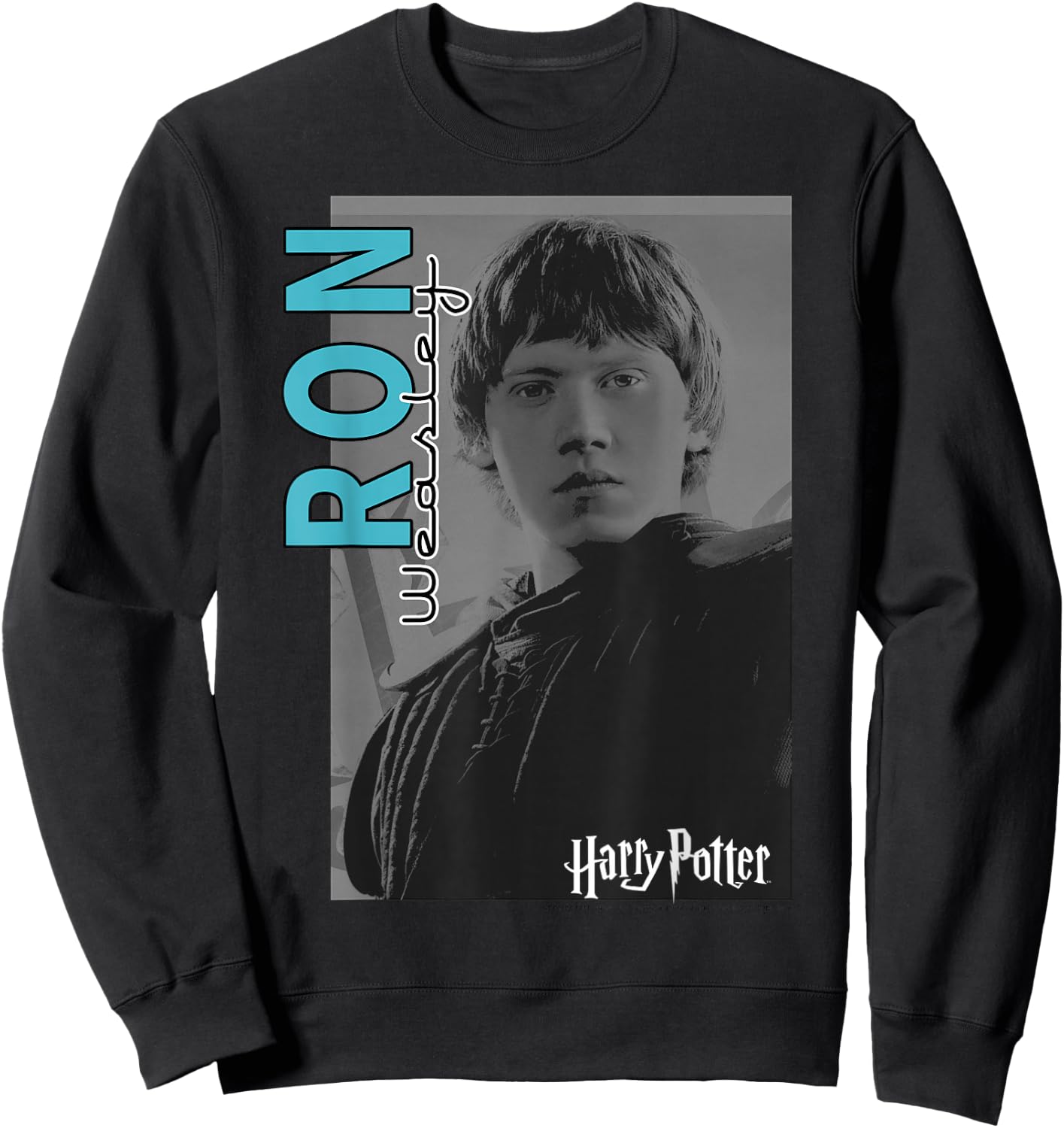 Harry Potter Ron Weasley Character Poster Sweatshirt - Sweatshirt | Black