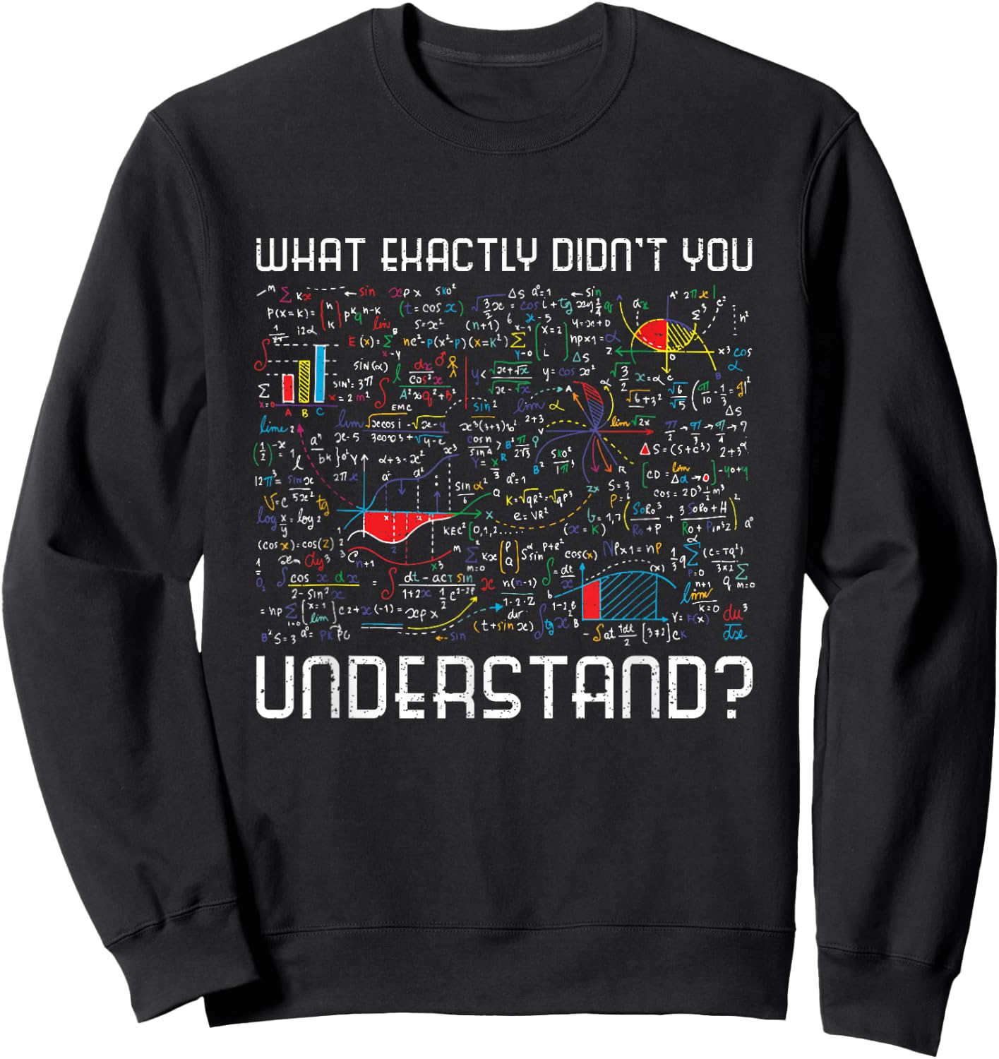 Physics Formulas Funny Science Geek Gift Physics Sweatshirt - Sweatshirt | Black