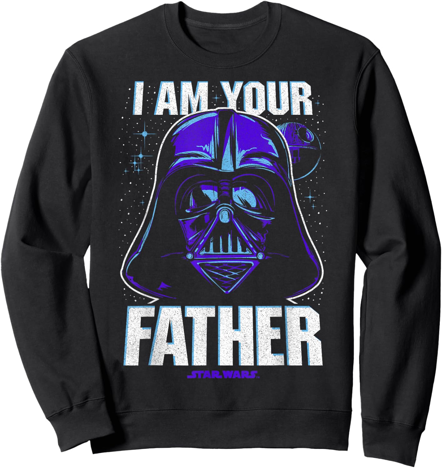 Star Wars Darth Vader I Am Your Father Purple Hue Sweatshirt - Sweatshirt | Black