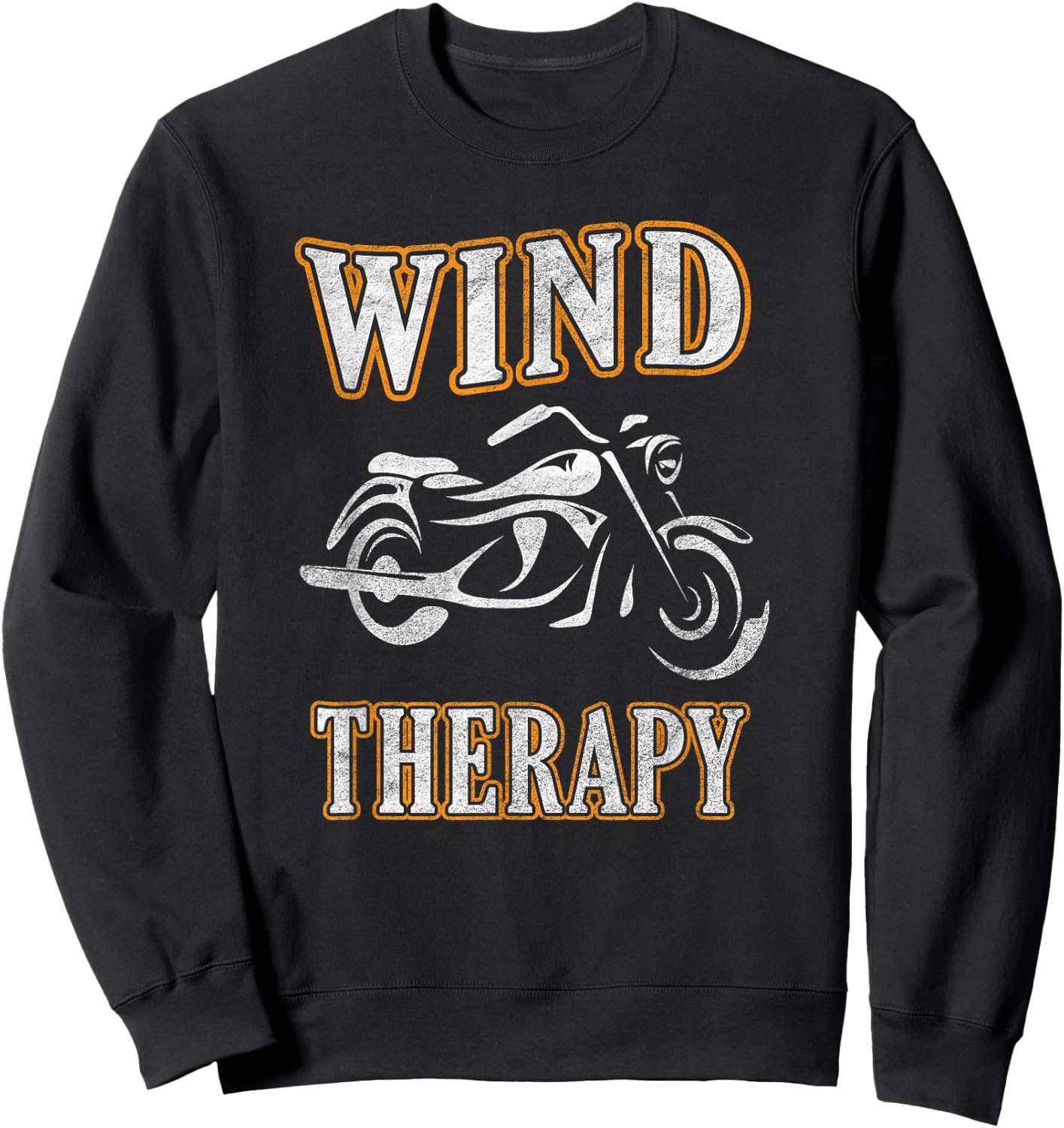 Wind Therapy - Great for motorcycle riding Sweatshirt - Sweatshirt | Black