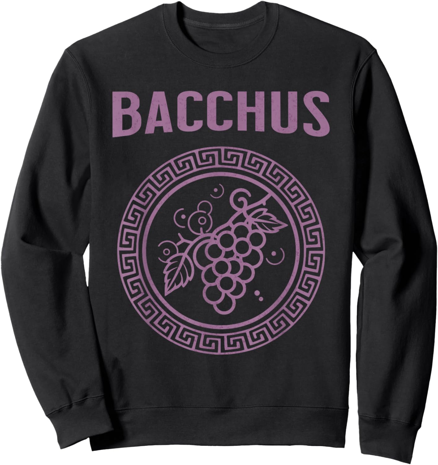 Ancient Roman God Bacchus Sweatshirt - Sweatshirt | Black