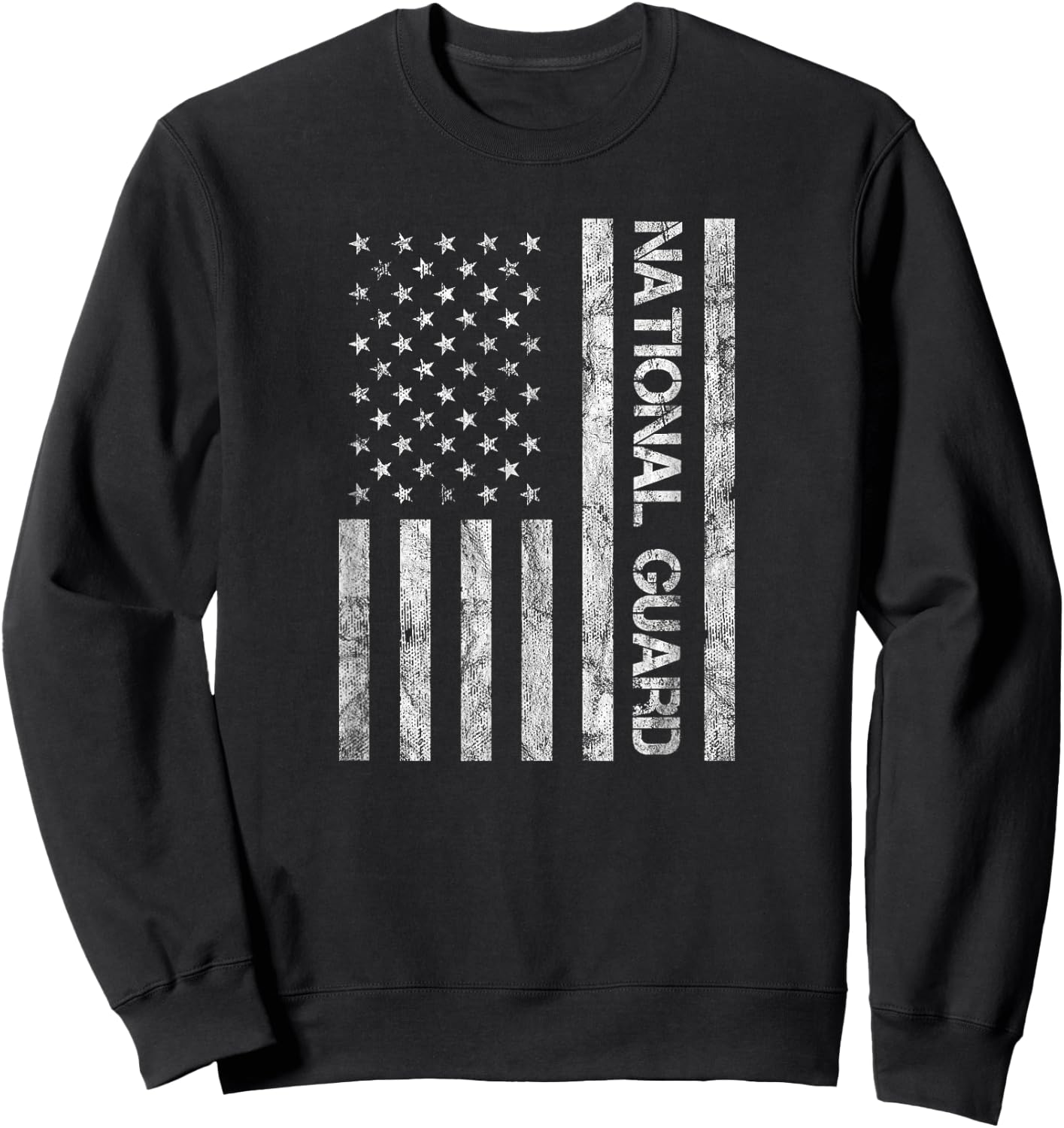 National Guard retro Sweatshirt - Sweatshirt | Black