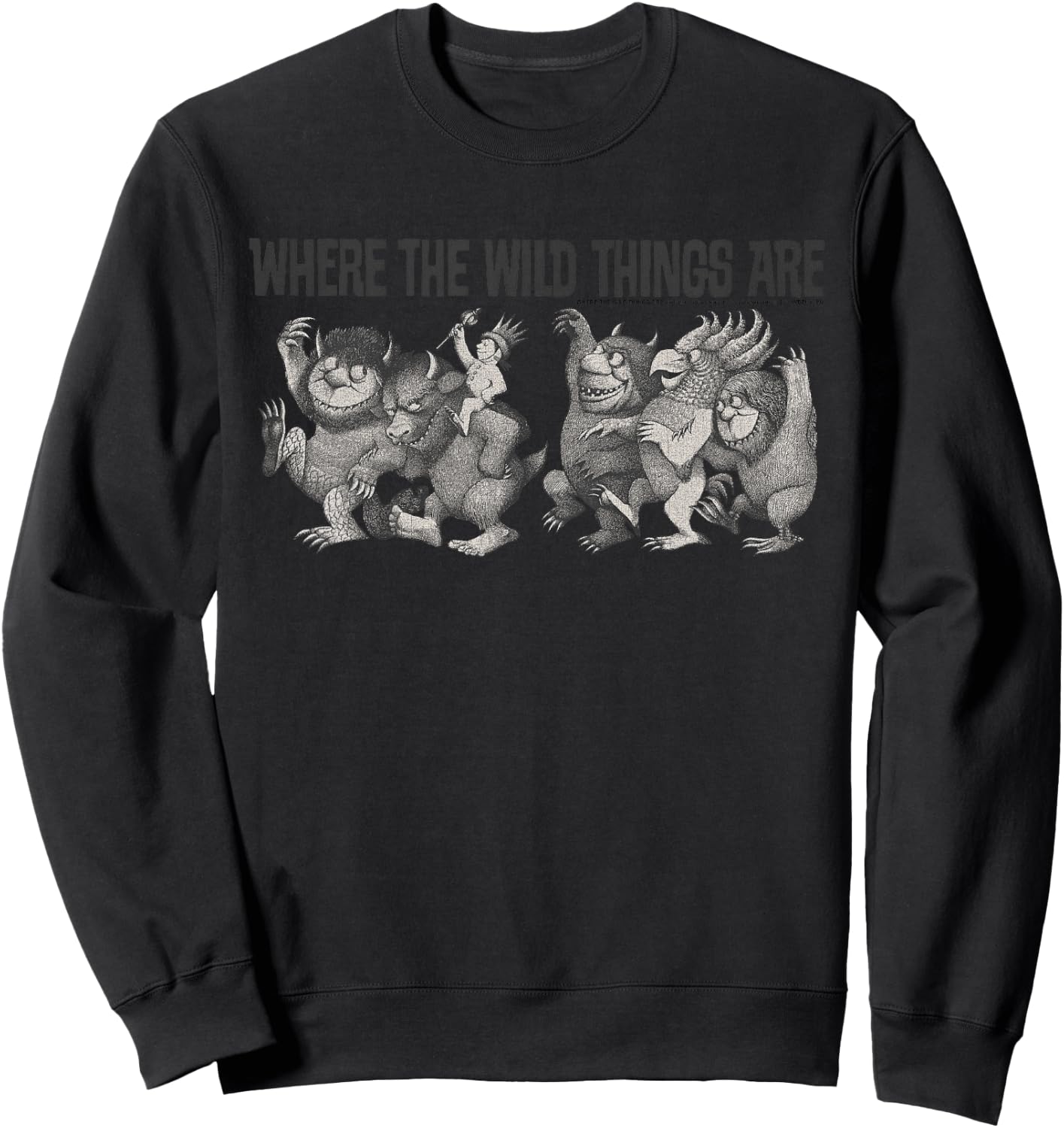 Kids Where The Wild Things Are Max Parade Title Sweatshirt - Sweatshirt | Black