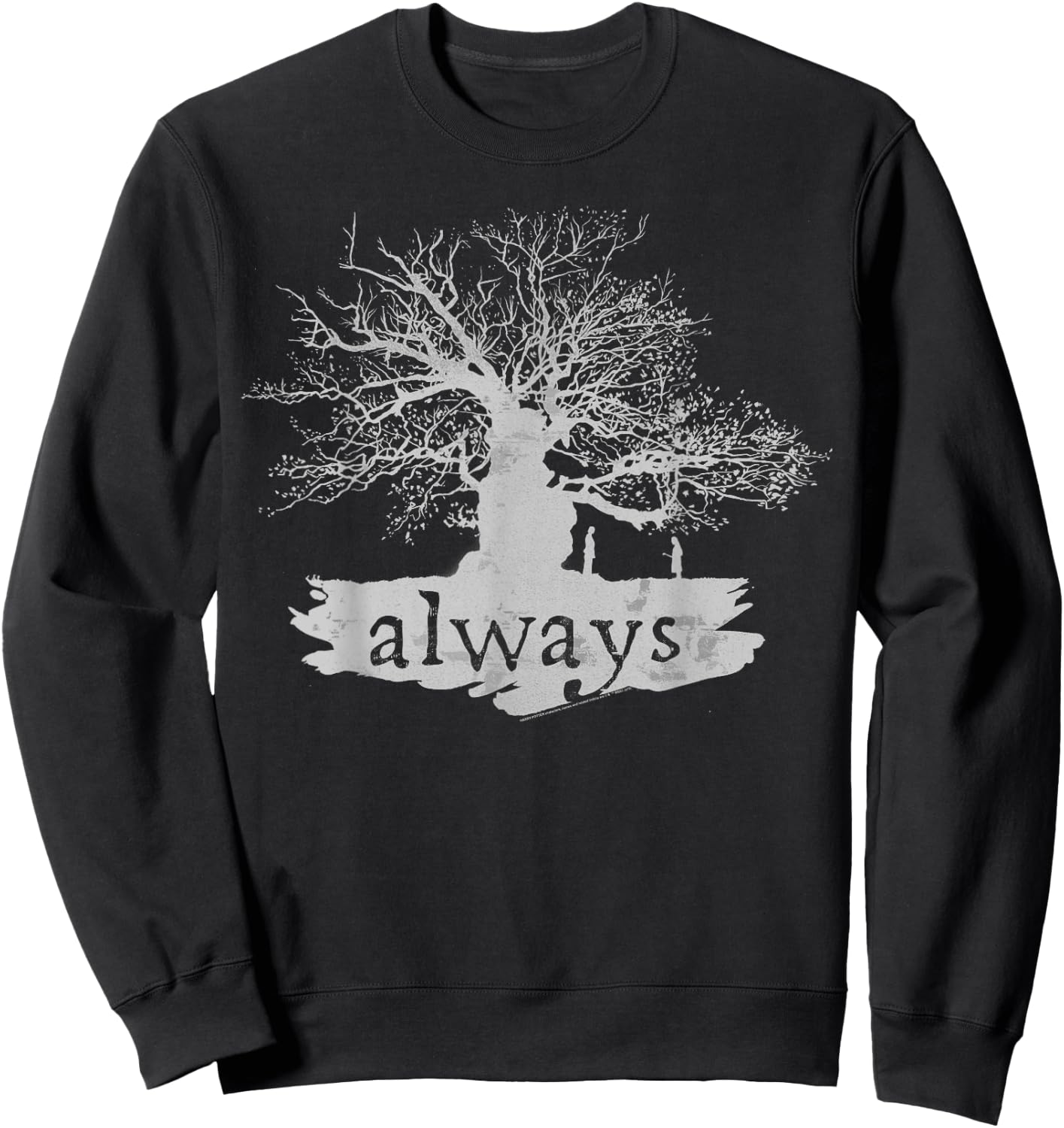 Harry Potter Always Tree Silhouette C1 Small Sweatshirt - Sweatshirt | Black